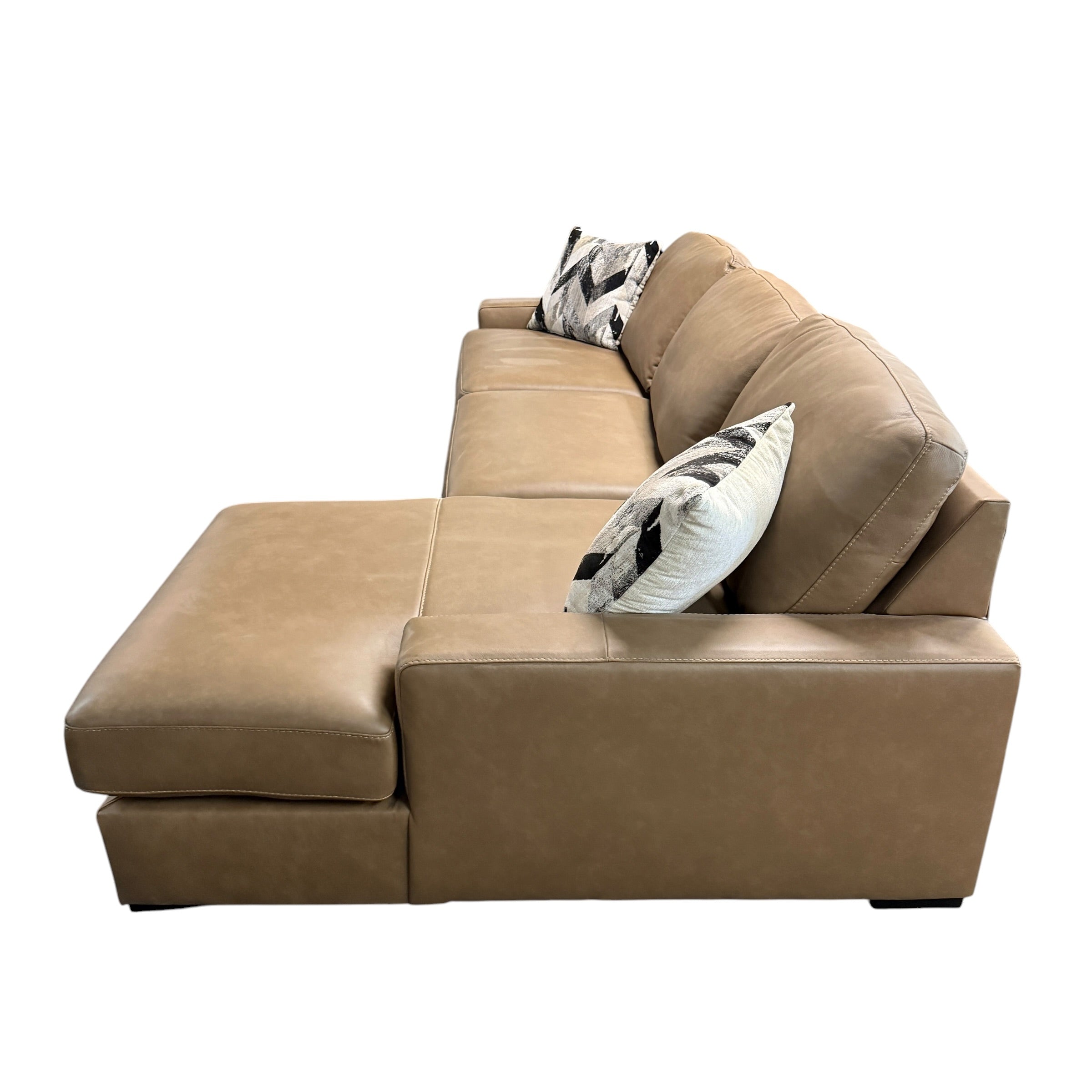 Corinne Leather Sectional