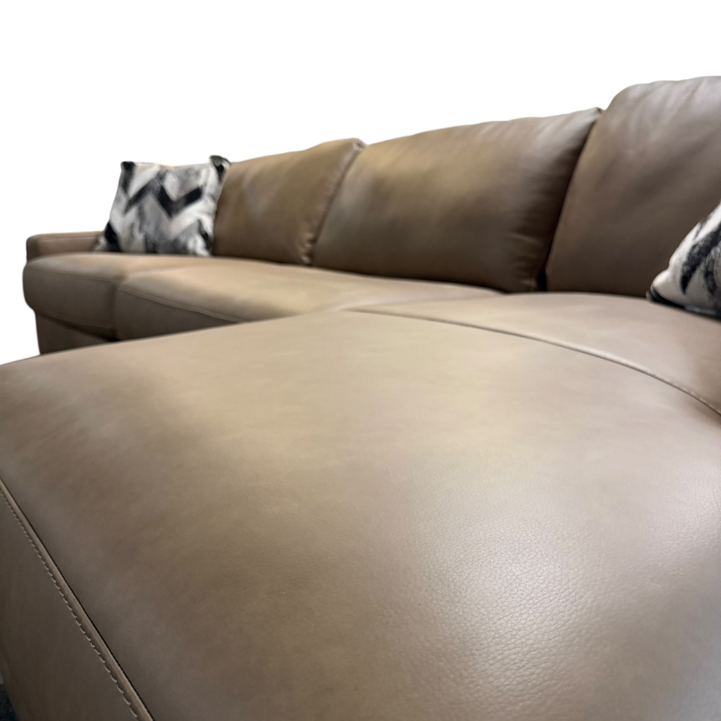 Corinne Leather Sectional