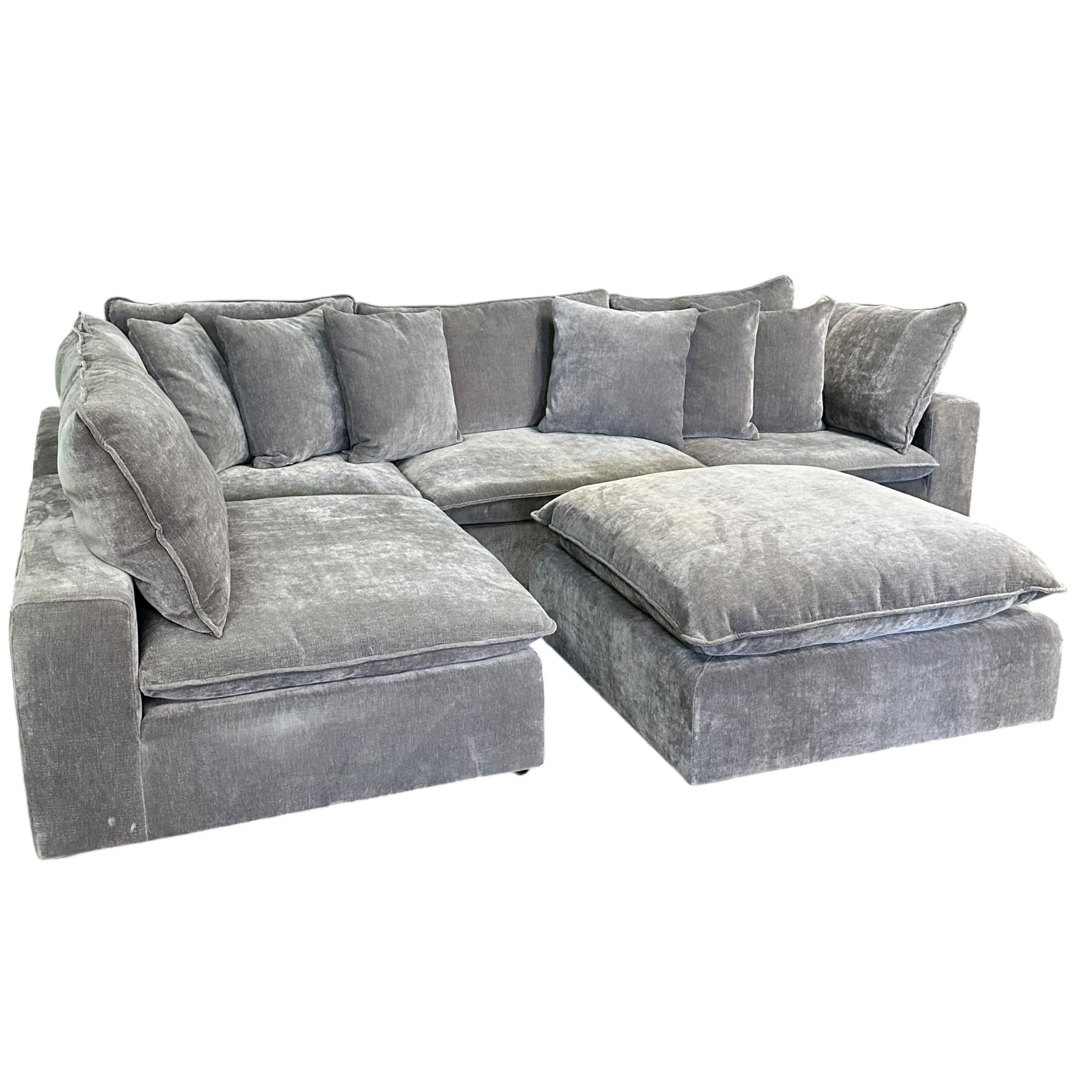5 Pc Modular Cloud Sectional Sofa
