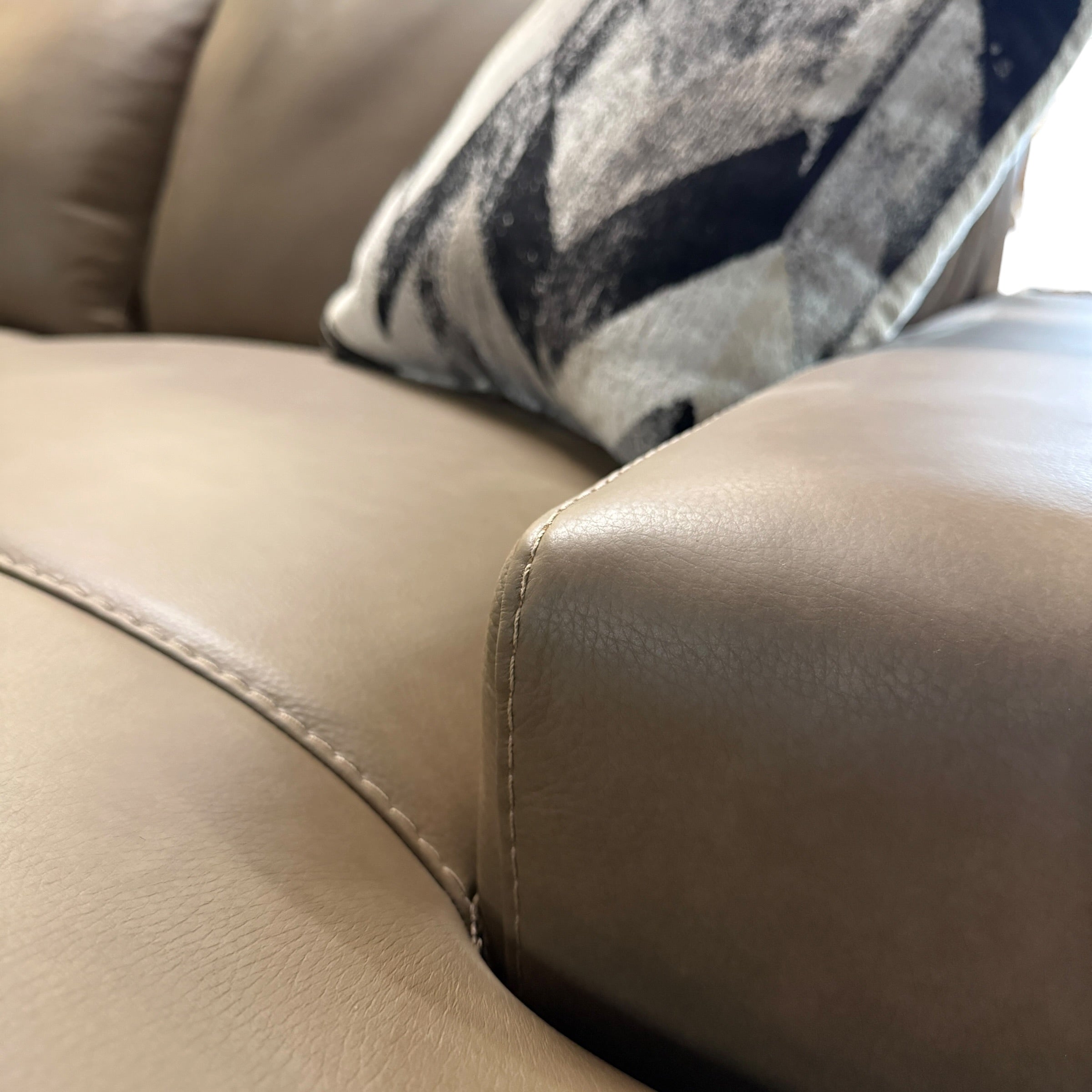 Corinne Leather Sectional