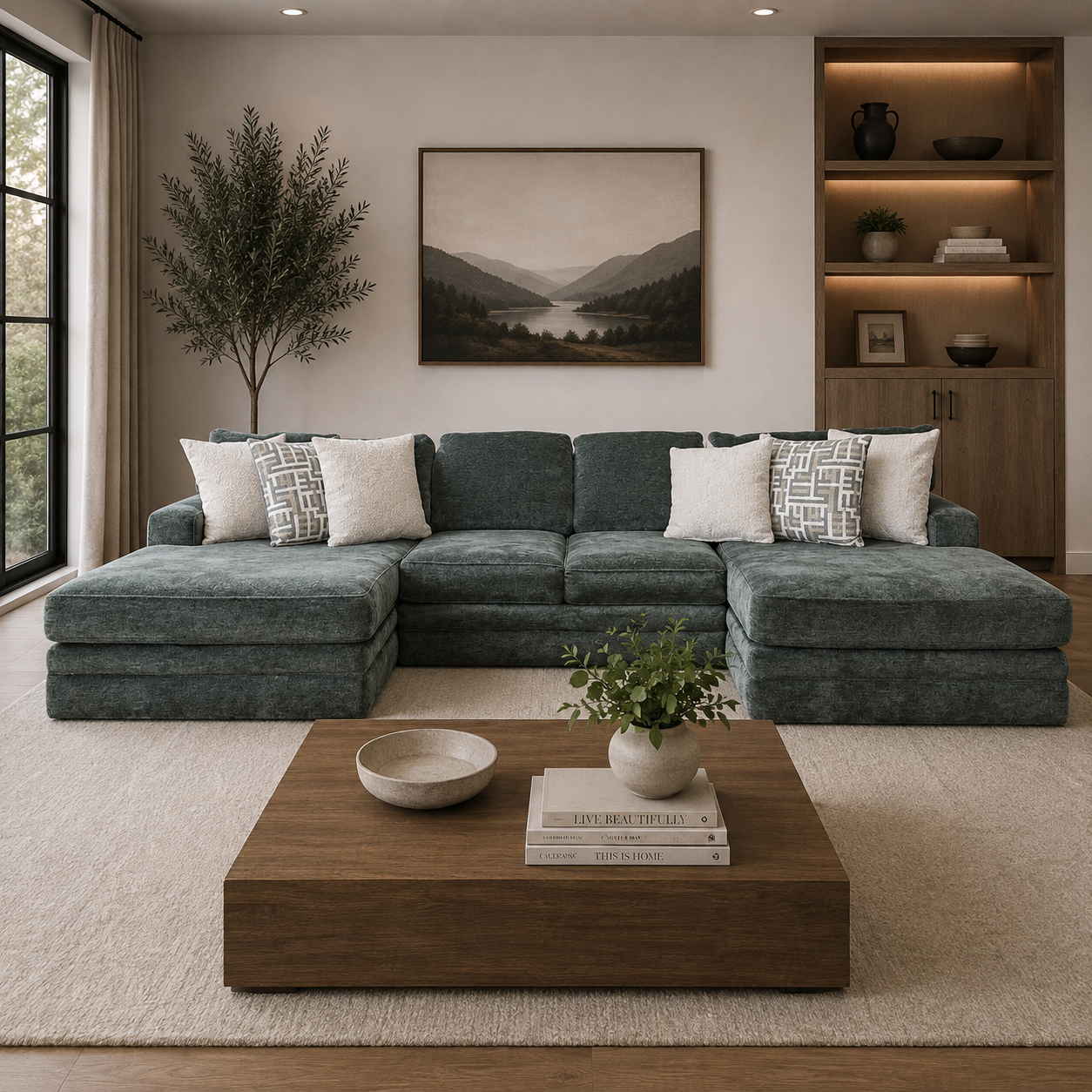 Double Chaise Sectional