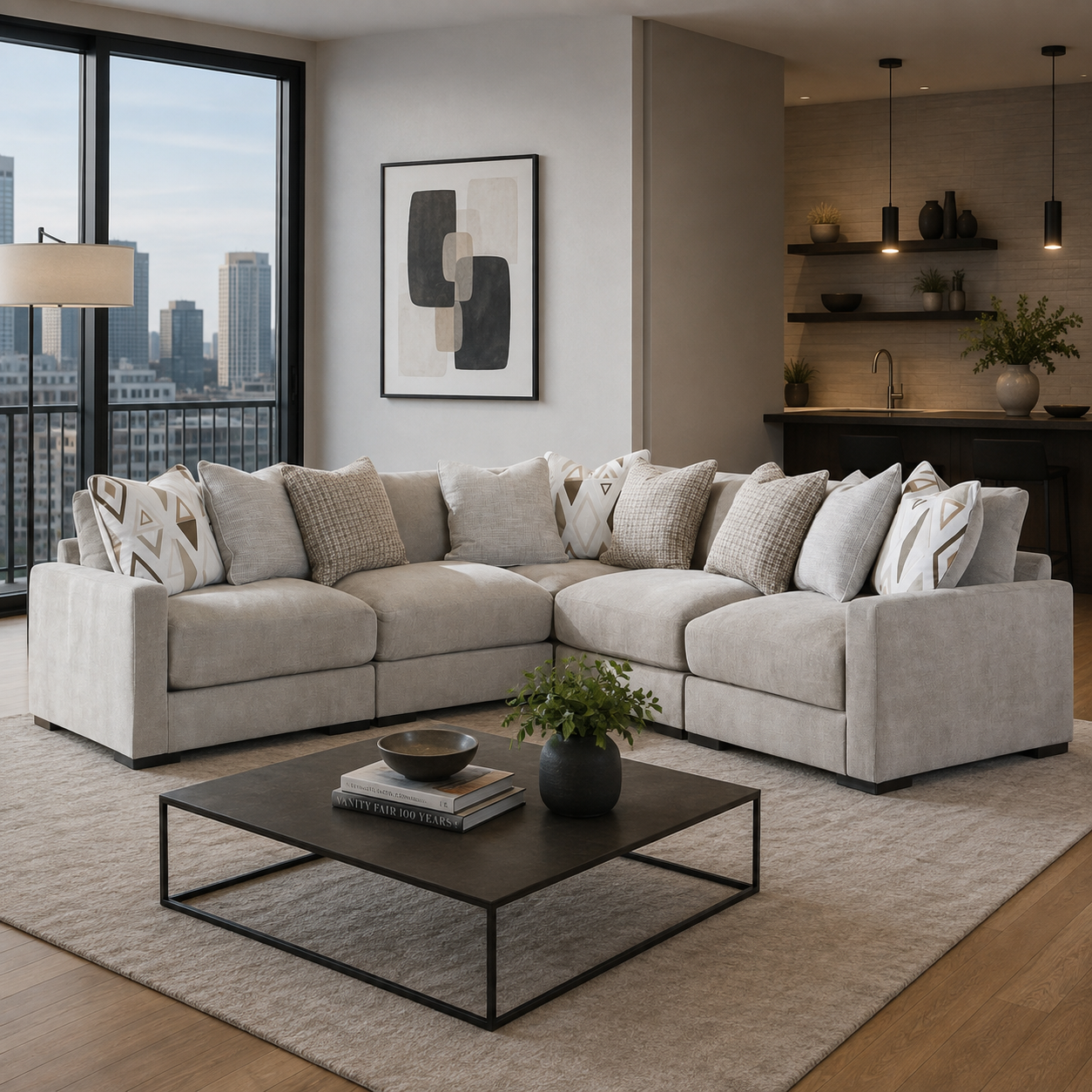 Jolie Sectional -Customizable