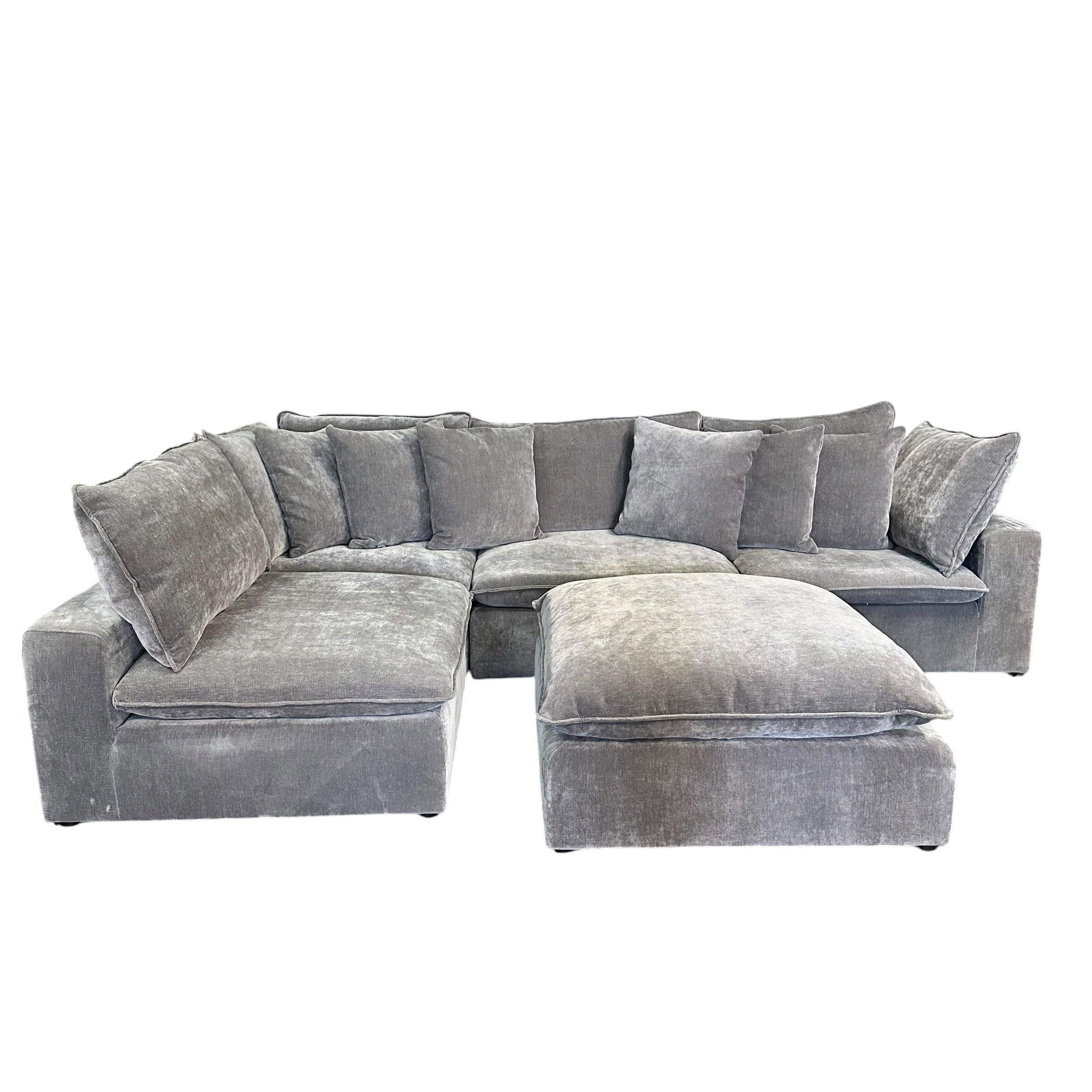 5 Pc Modular Cloud Sectional Sofa