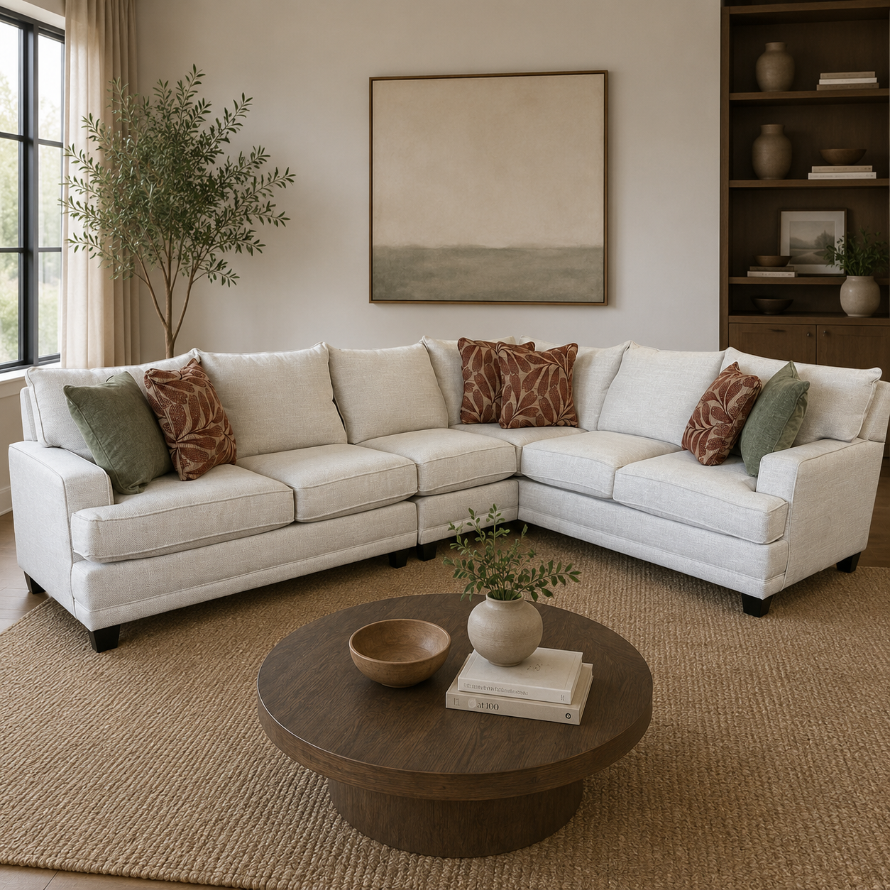 Kennedy Corner Sectional with Extra Armless Piece