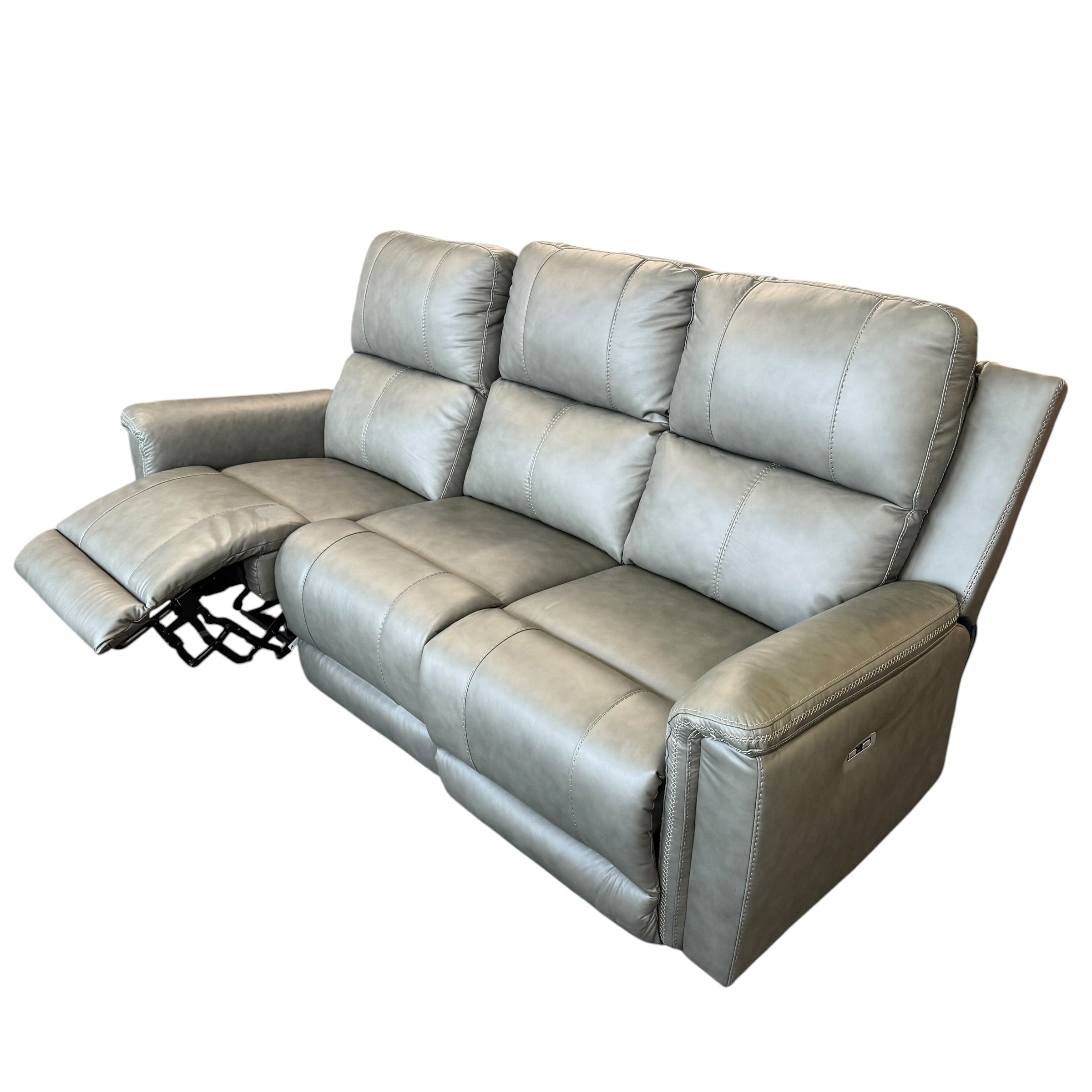 Bennet Electric Leather Recliner Sofa