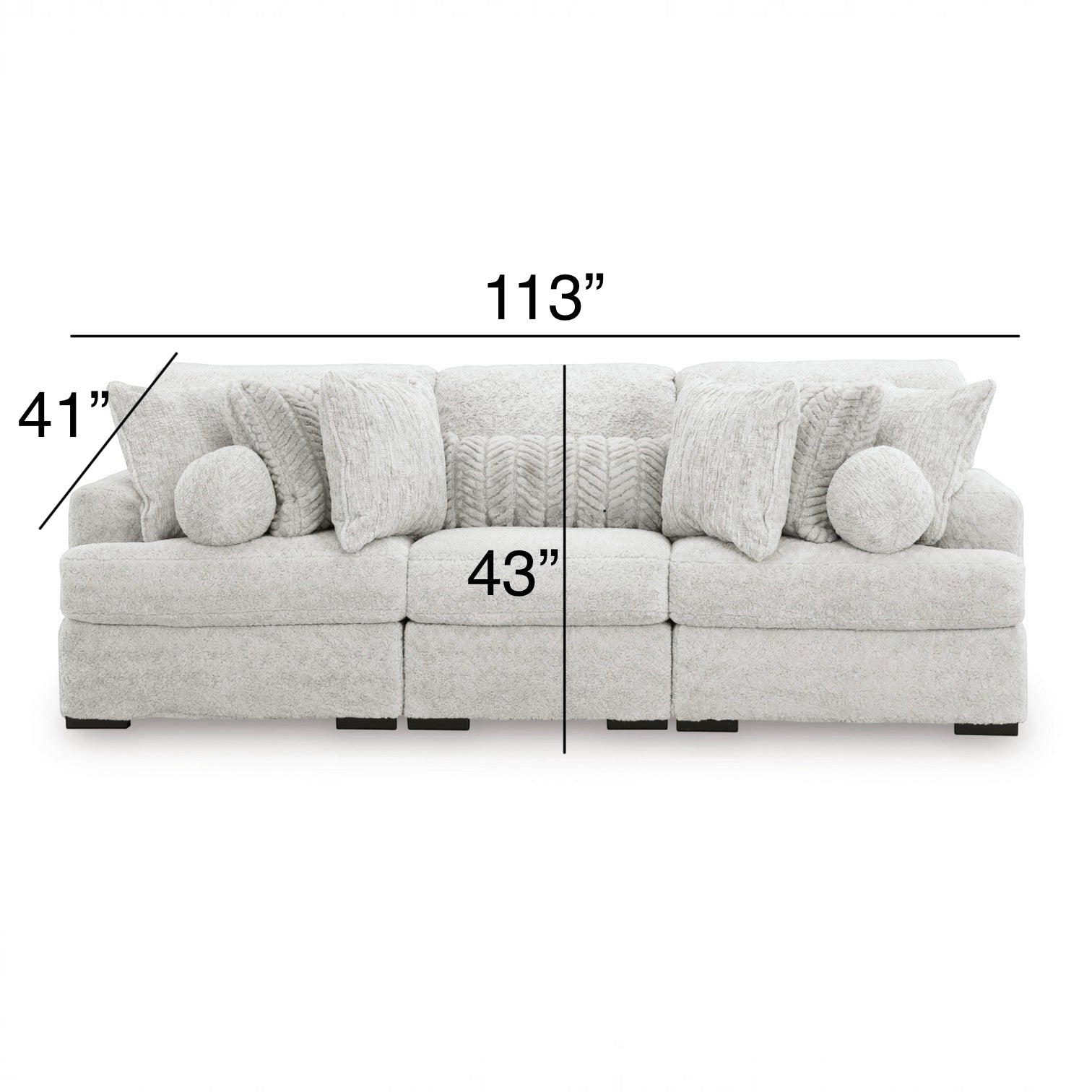 Celine 3-Piece Modular Sofa