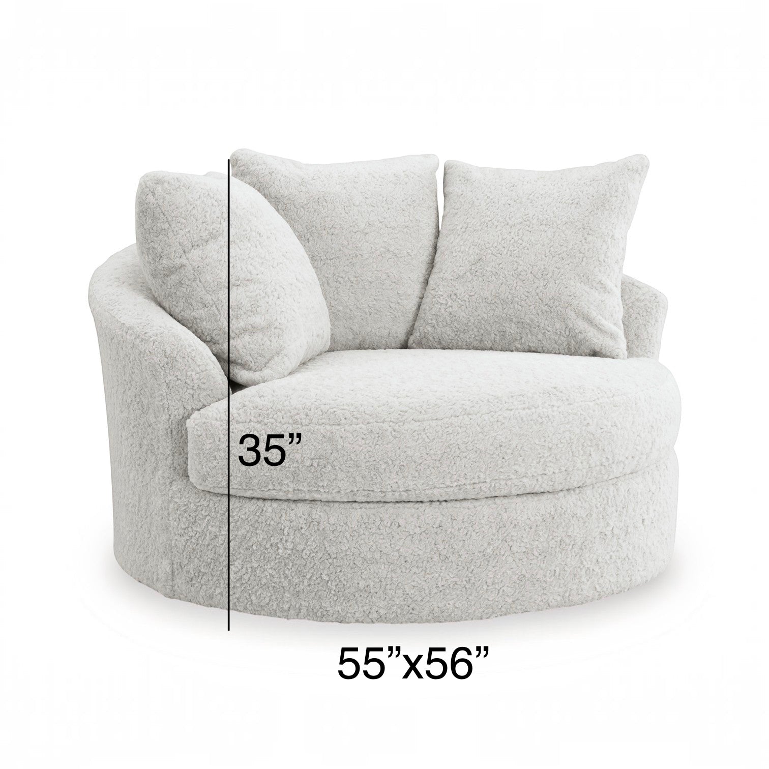 Celine Swivel Accent Chair