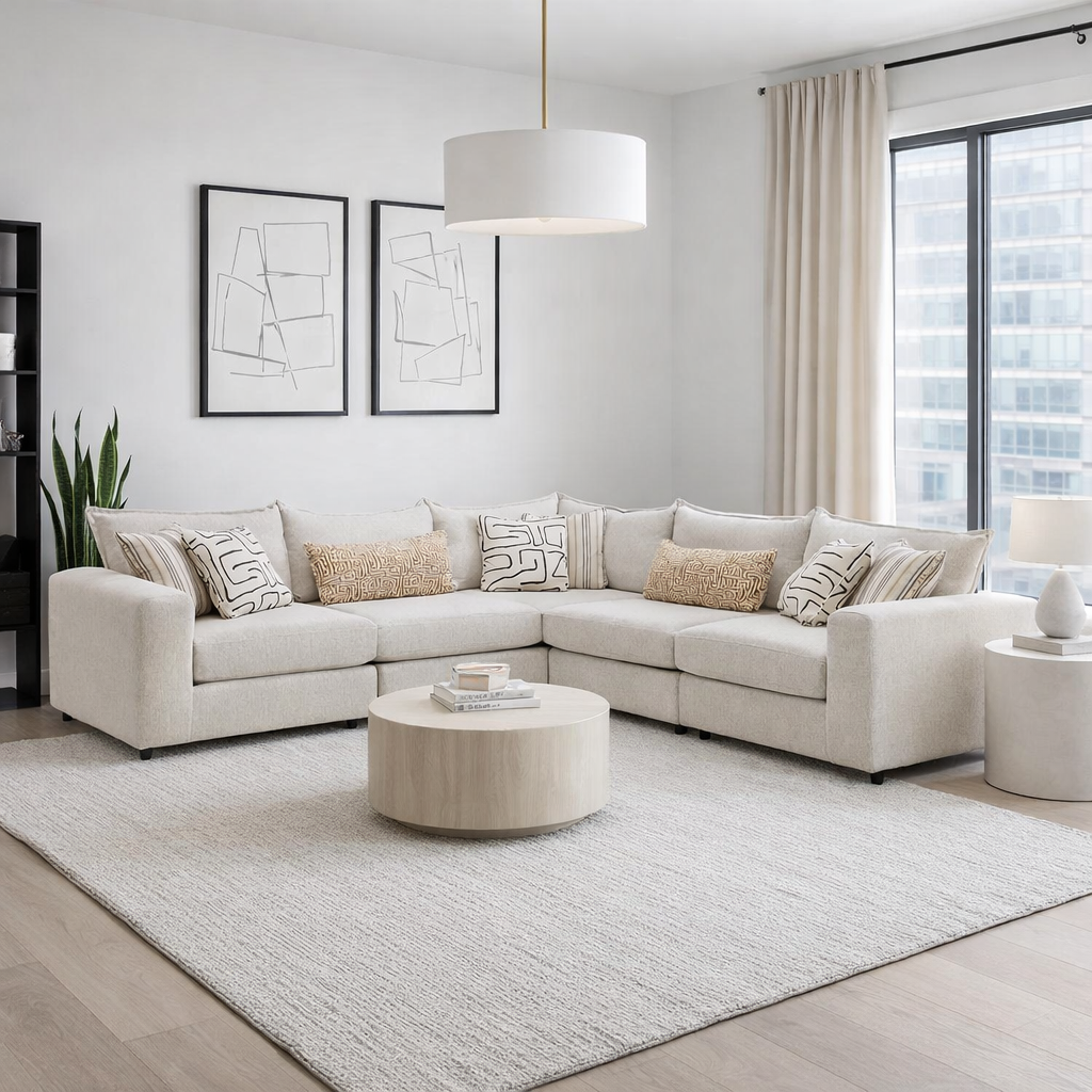 Summit Modular 5 Piece Sectional