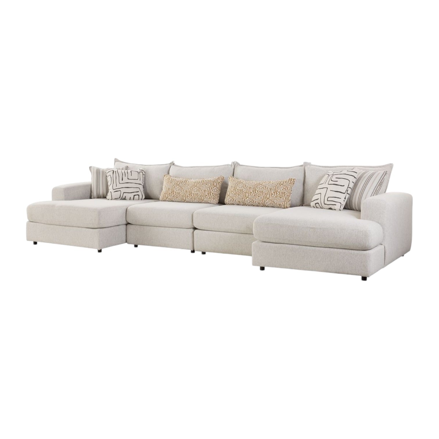 Summit Modular 4 Piece Dual Chaise Sectional