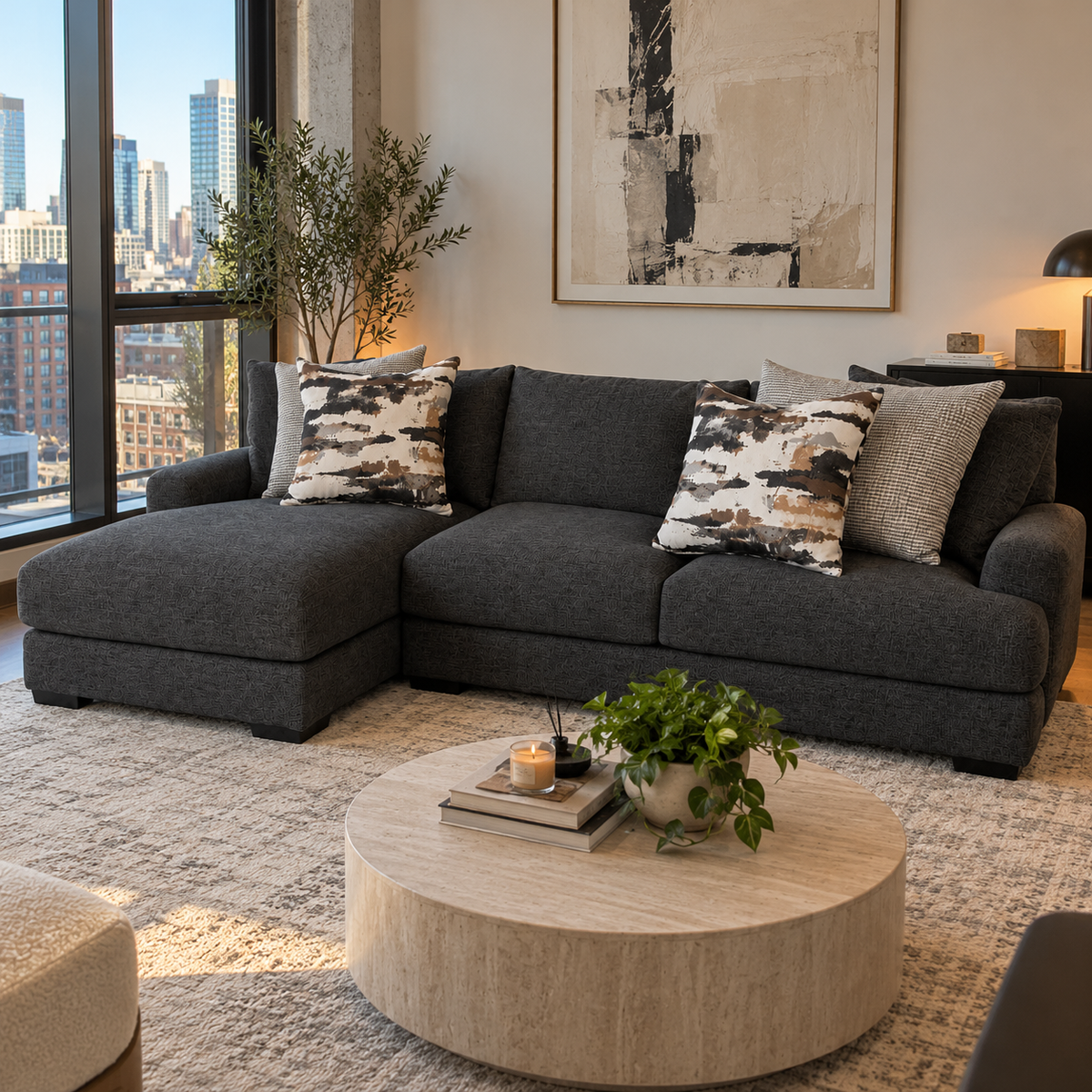 Zuri Sectional with LAF Chaise