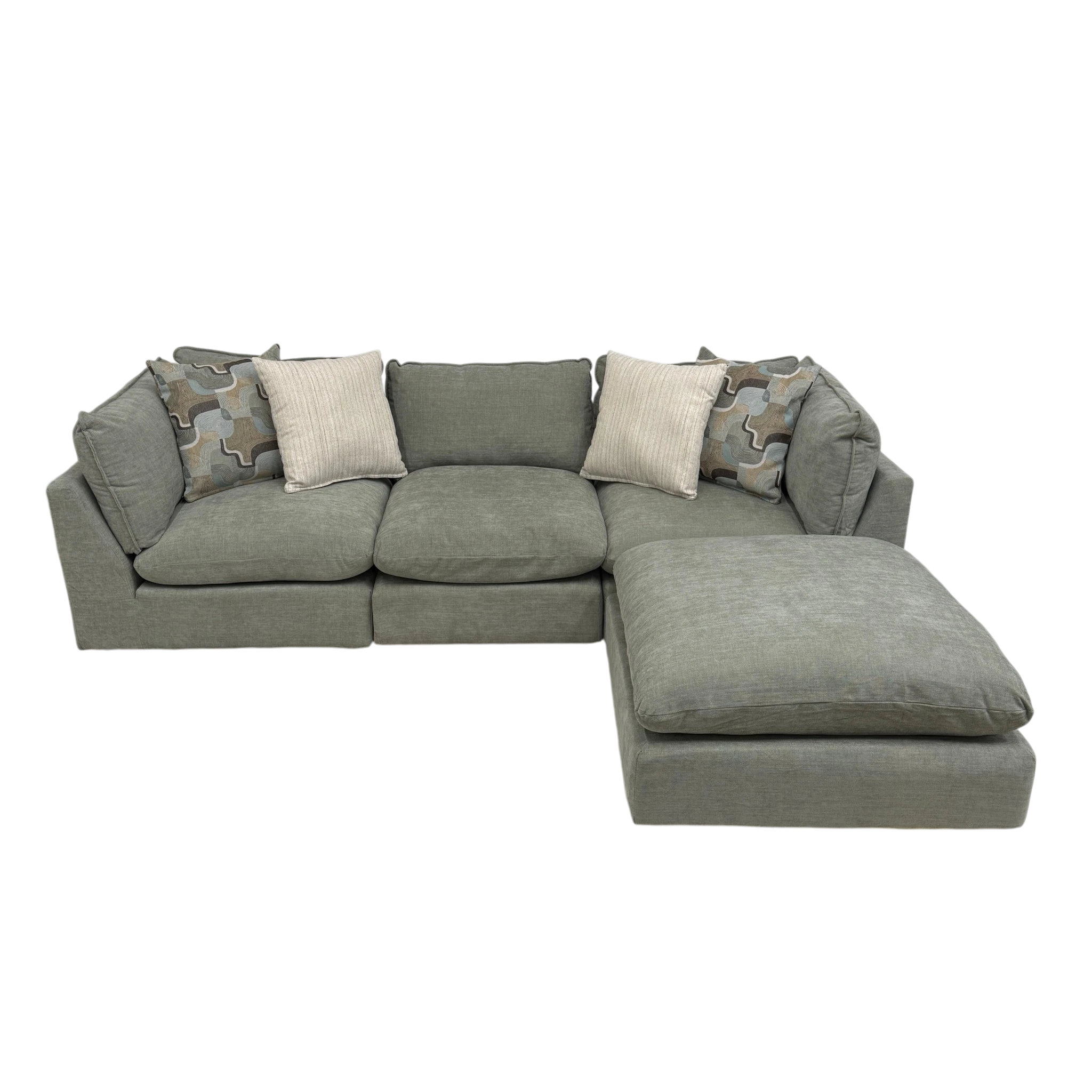 Willow 3-Piece Sofa with Ottoman