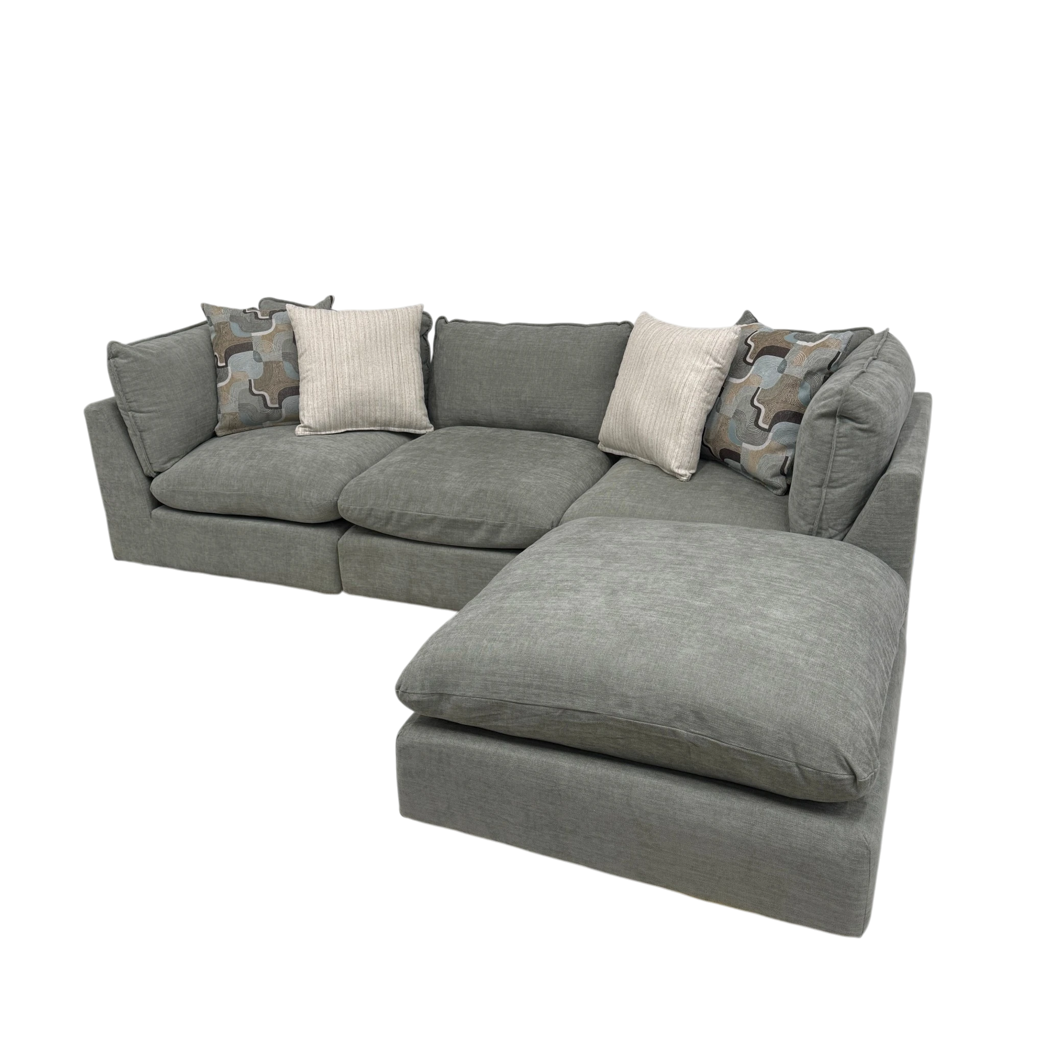Willow 3-Piece Sofa with Ottoman