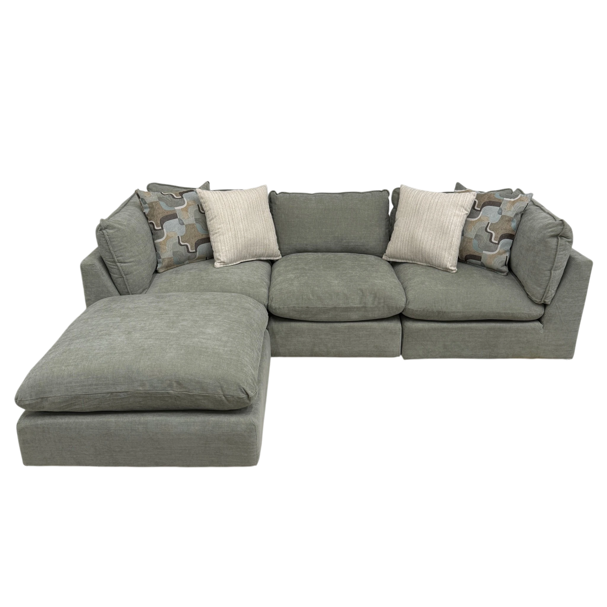 Willow 3-Piece Sofa with Ottoman