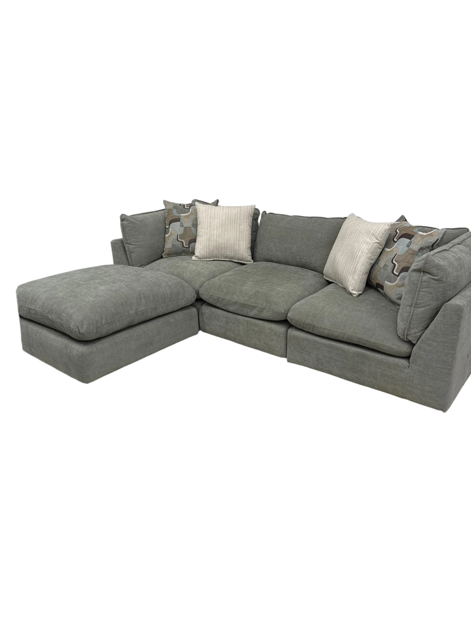 Willow 3-Piece Sofa with Ottoman