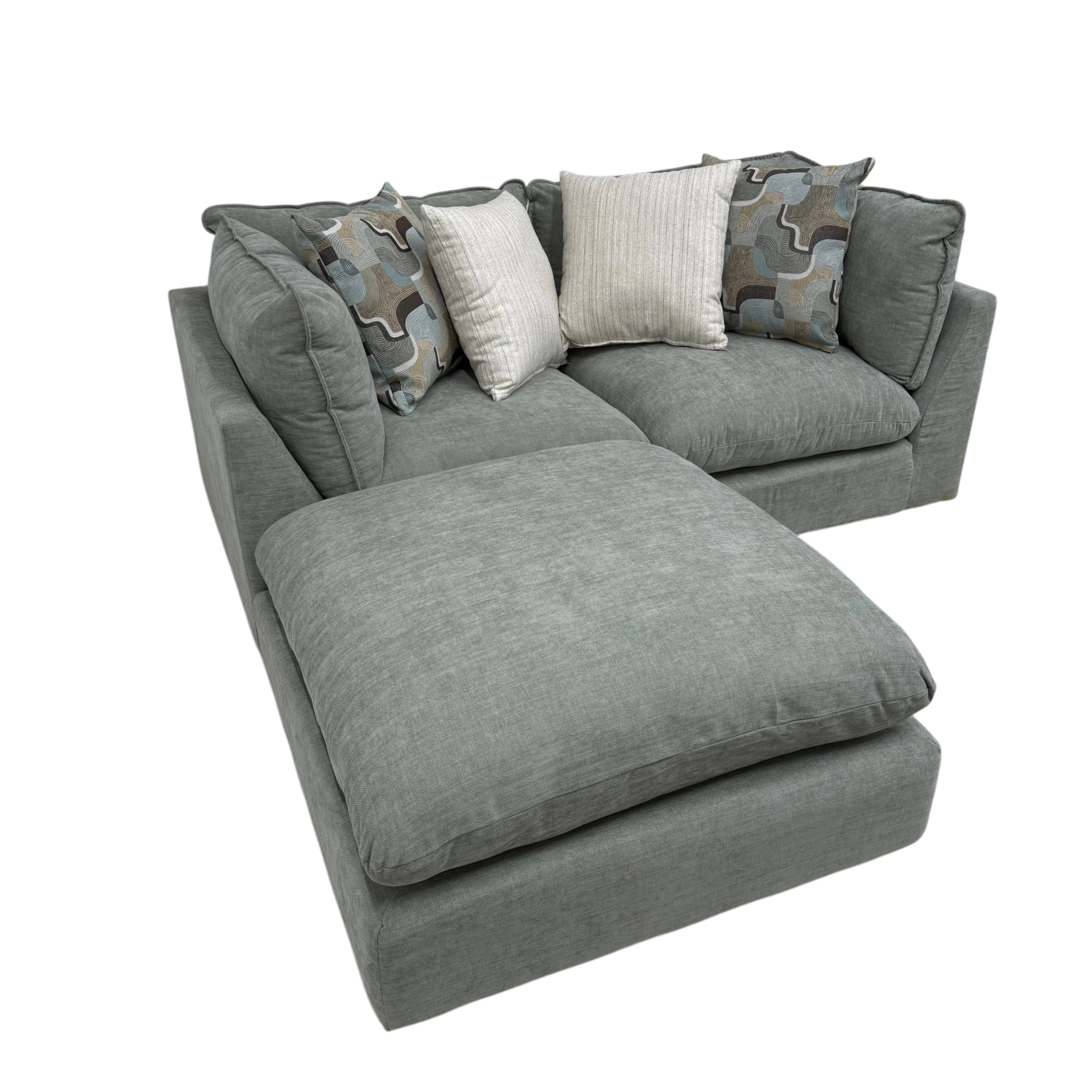 Willow 2-Piece Loveseat with Ottoma