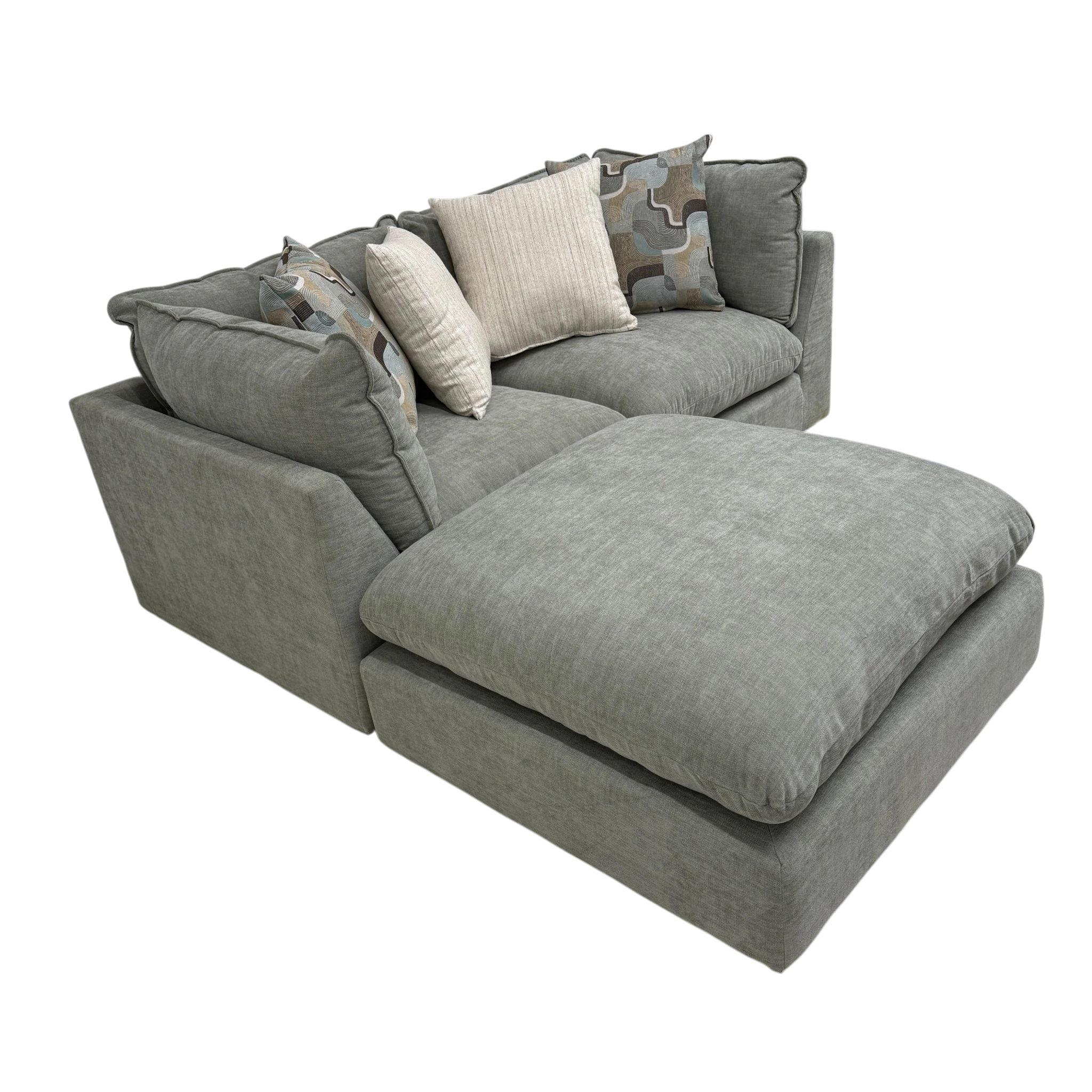 Willow 2-Piece Loveseat with Ottoma