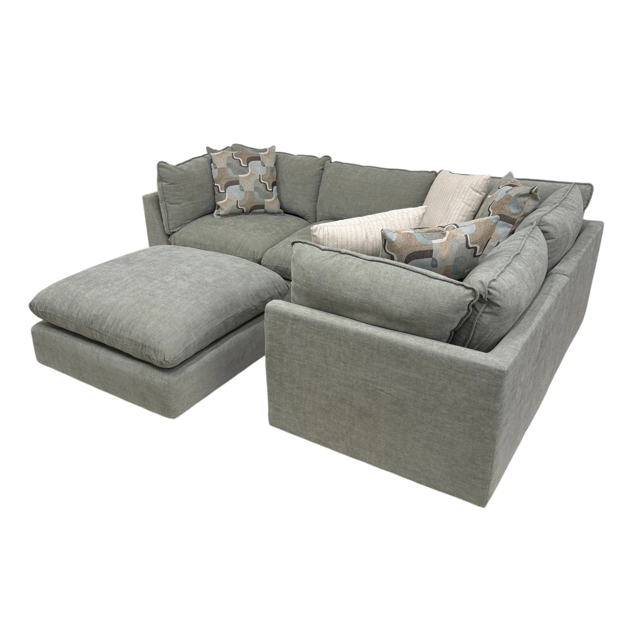Willow 4-Piece Sectional with Ottoman