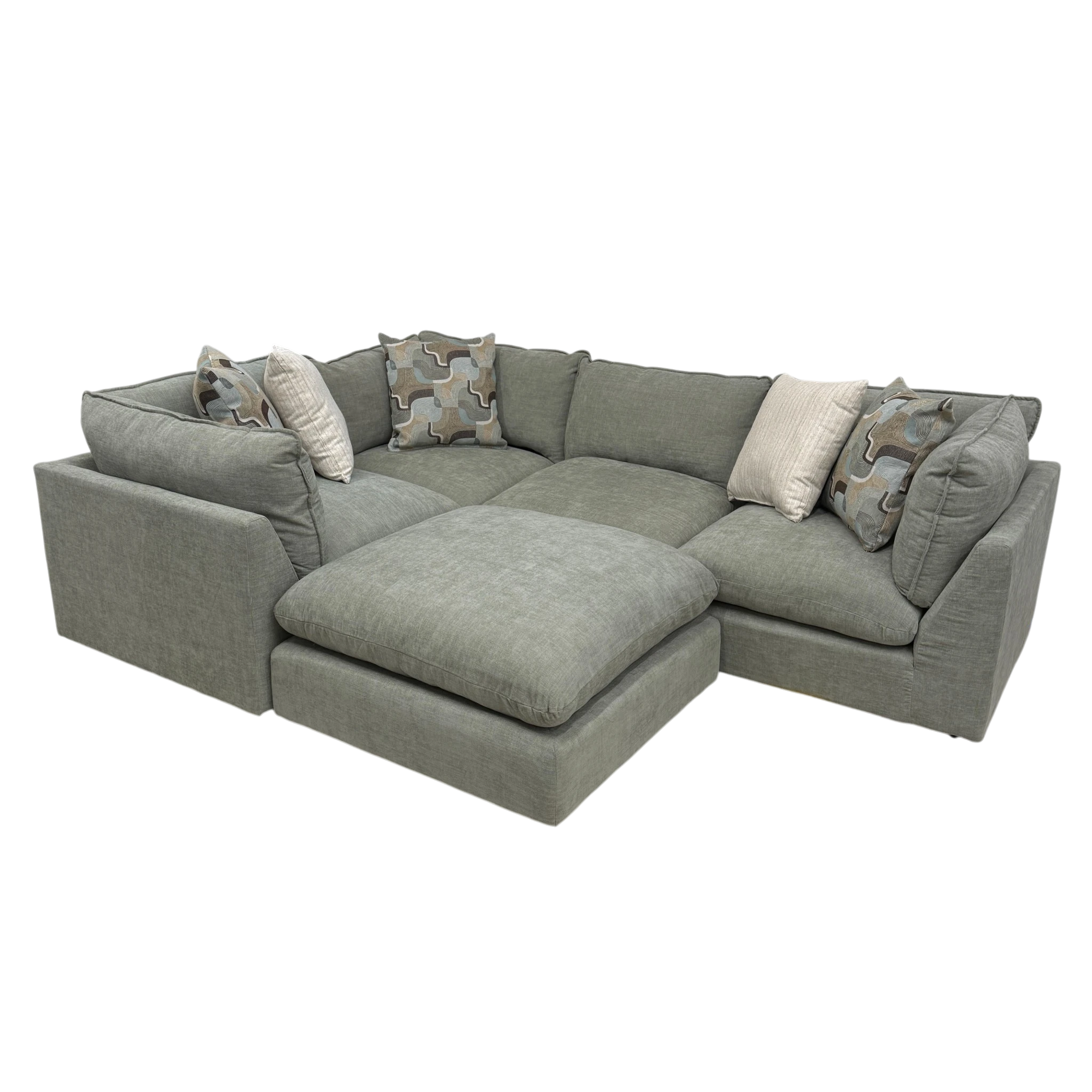 Willow 4-Piece Sectional with Ottoman