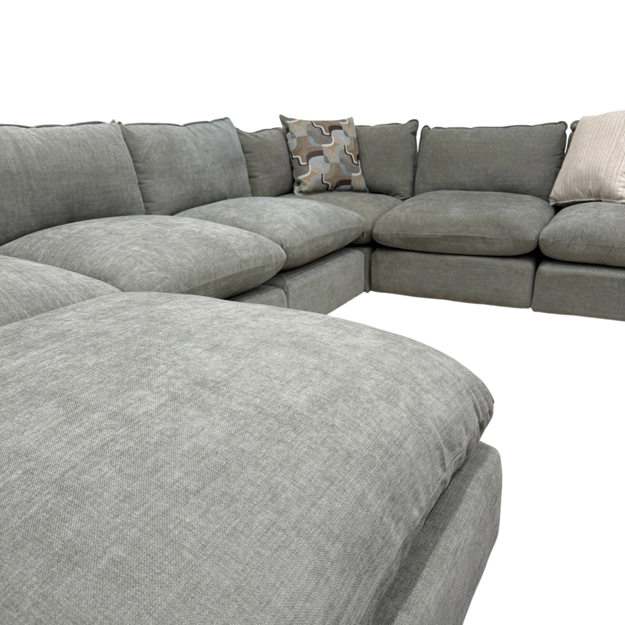 Willow 6-Piece U-Shaped Sectional with Ottoman