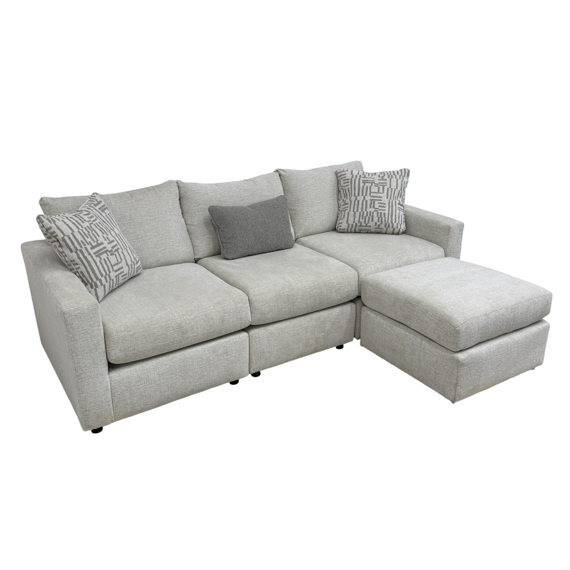 Parker 3 Pc Sofa with Ottoman