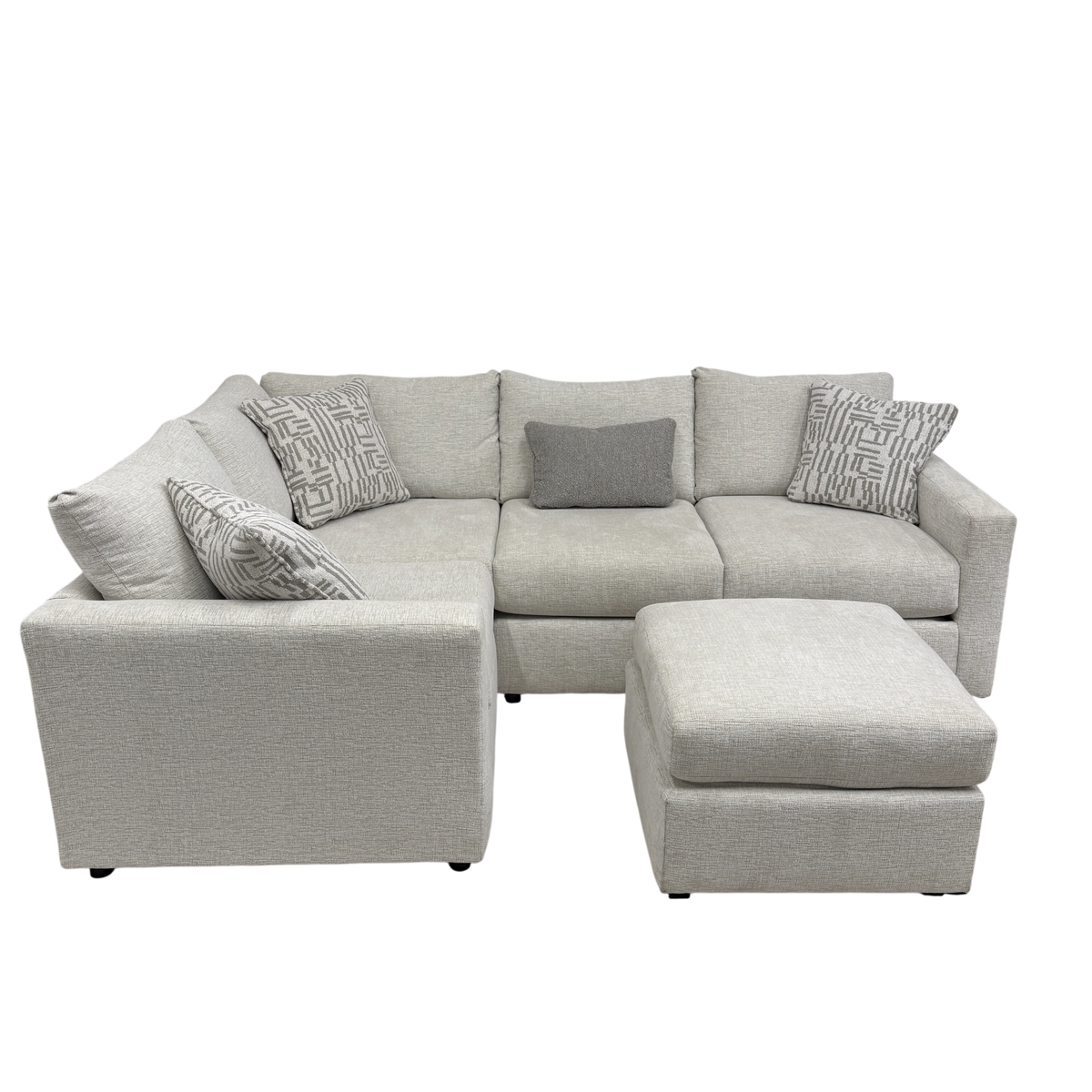 Parker 4 Pc Sectional with Ottoman
