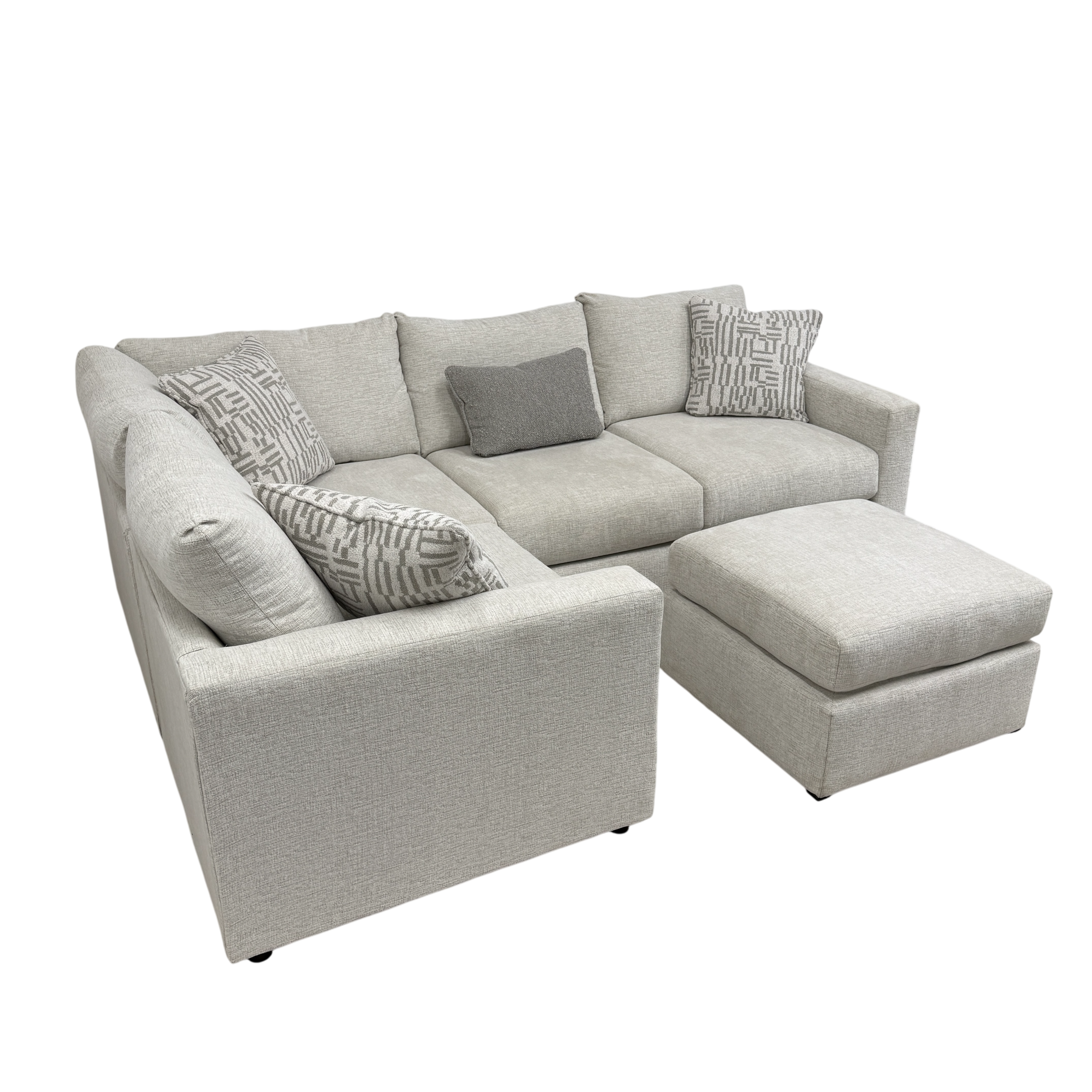 Parker 4 Pc Sectional with Ottoman