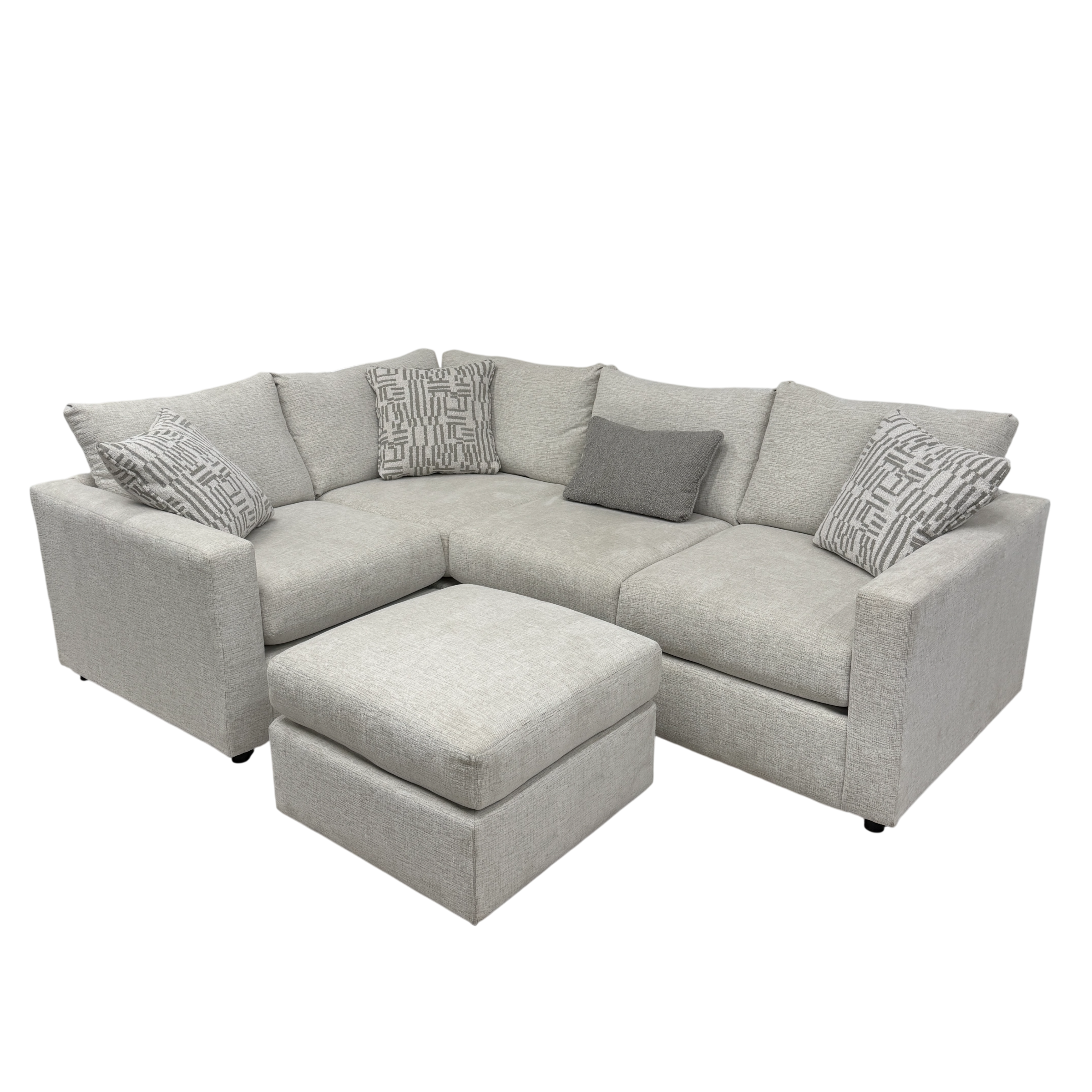 Parker 4 Pc Sectional with Ottoman