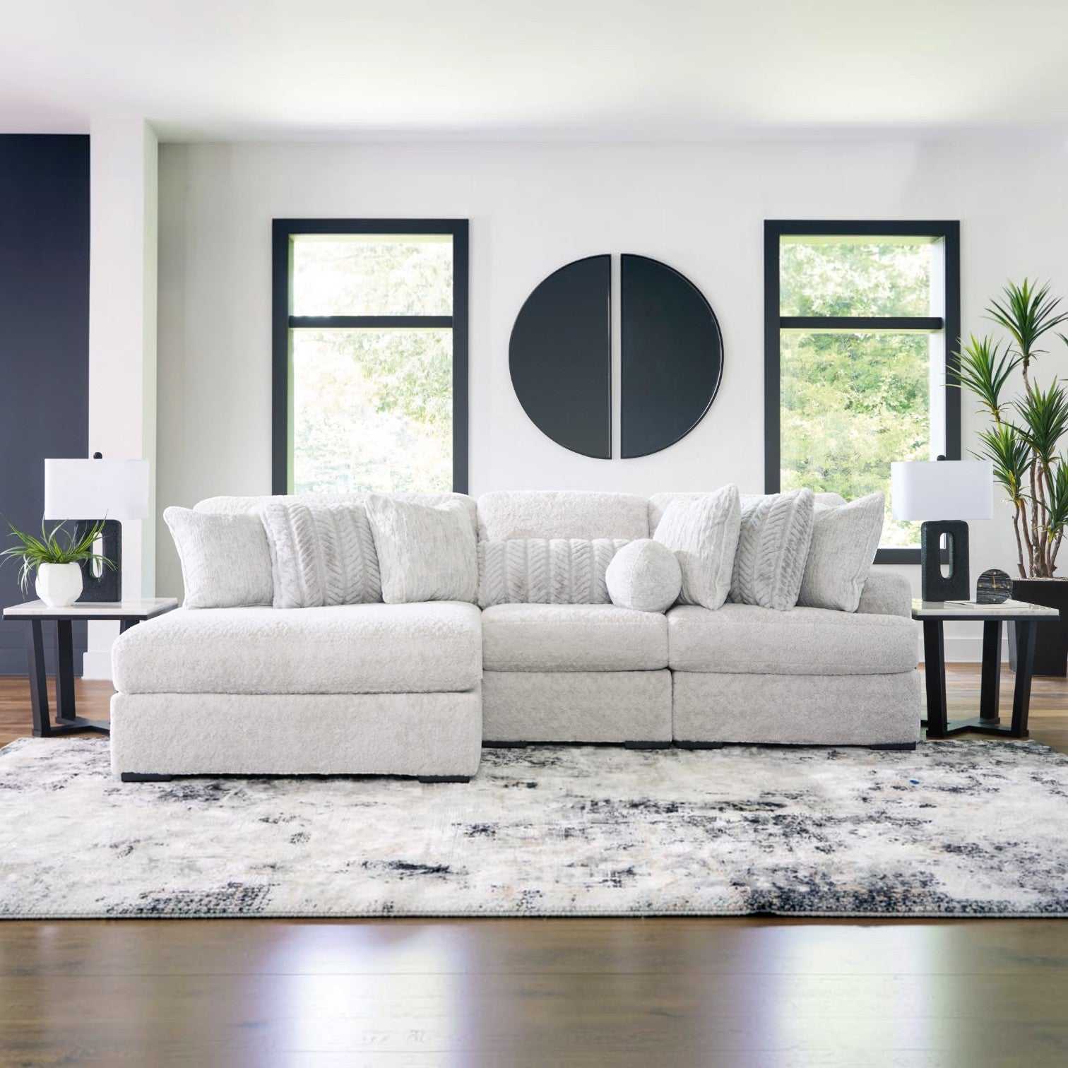 Celine 3-Piece Modular Sectional with LAF Chaise