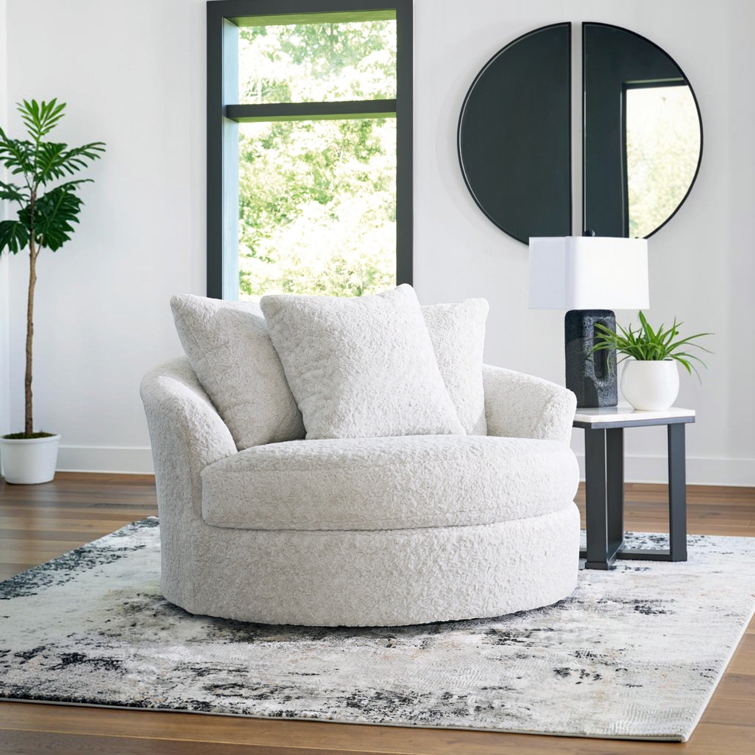 Celine Swivel Accent Chair
