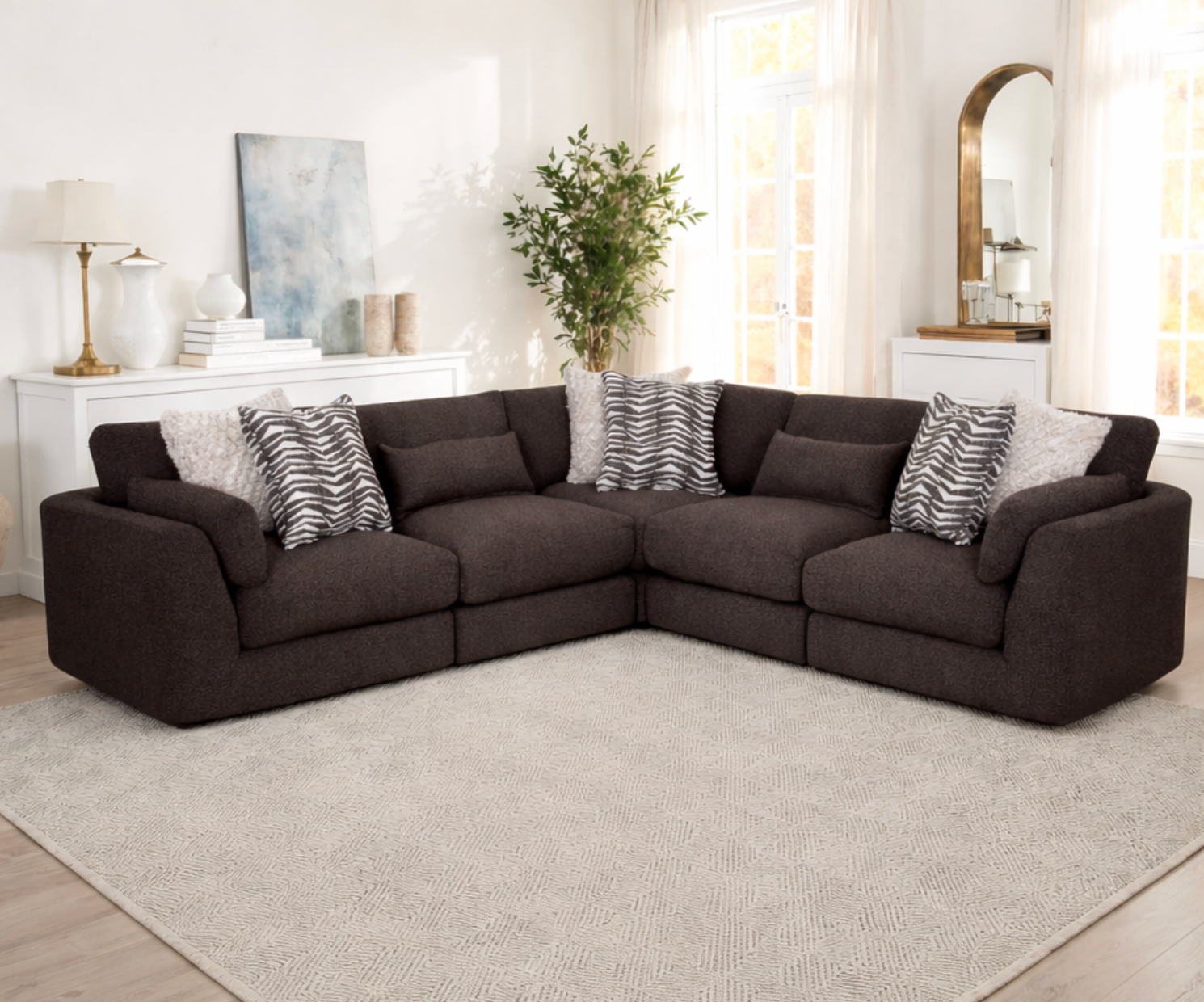 Laney 5 Piece Corner Sectional