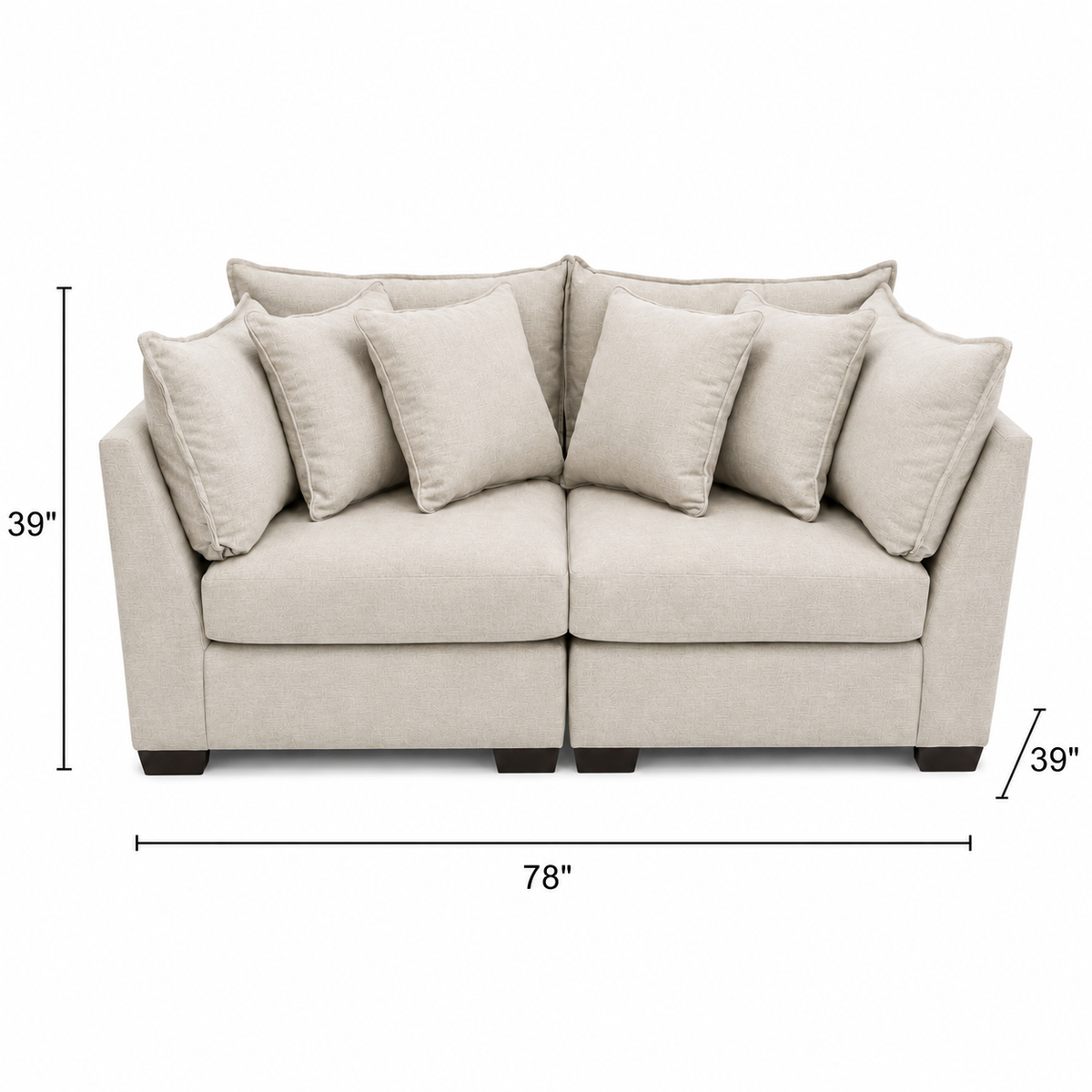 Alina Two Seater Loveseat