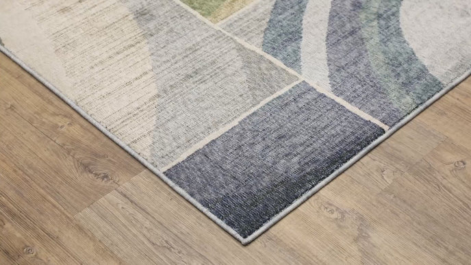 Oriental Weavers Tisdell TIS06 Blue/Green Area Rug