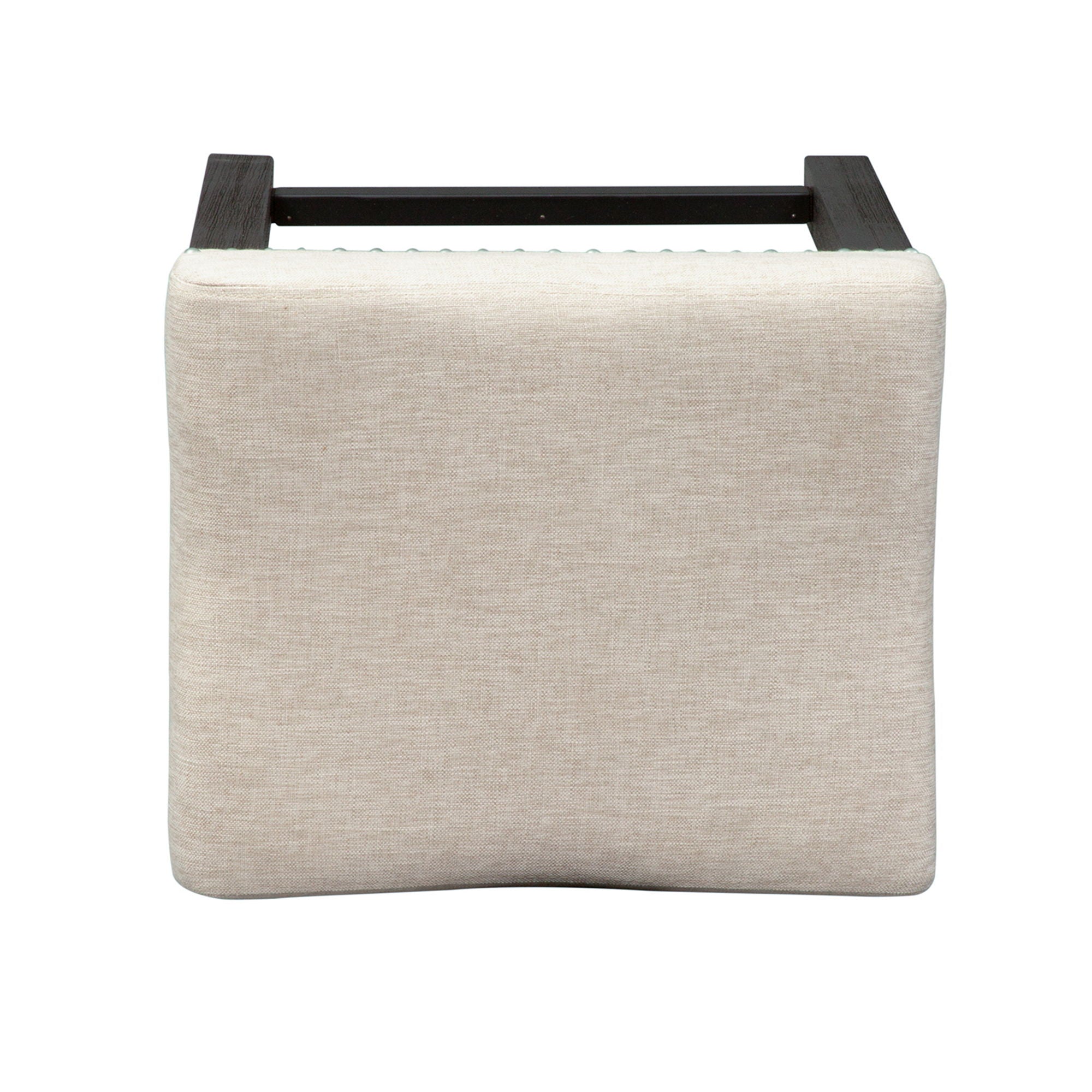 Heatherbrook - Upholstered Console Stool - Charcoal & Ash