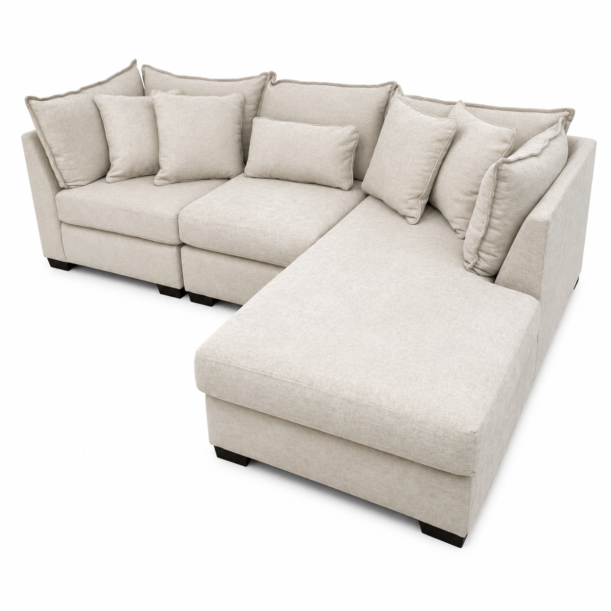 Alina 3 Pc Right Chaise Sectional