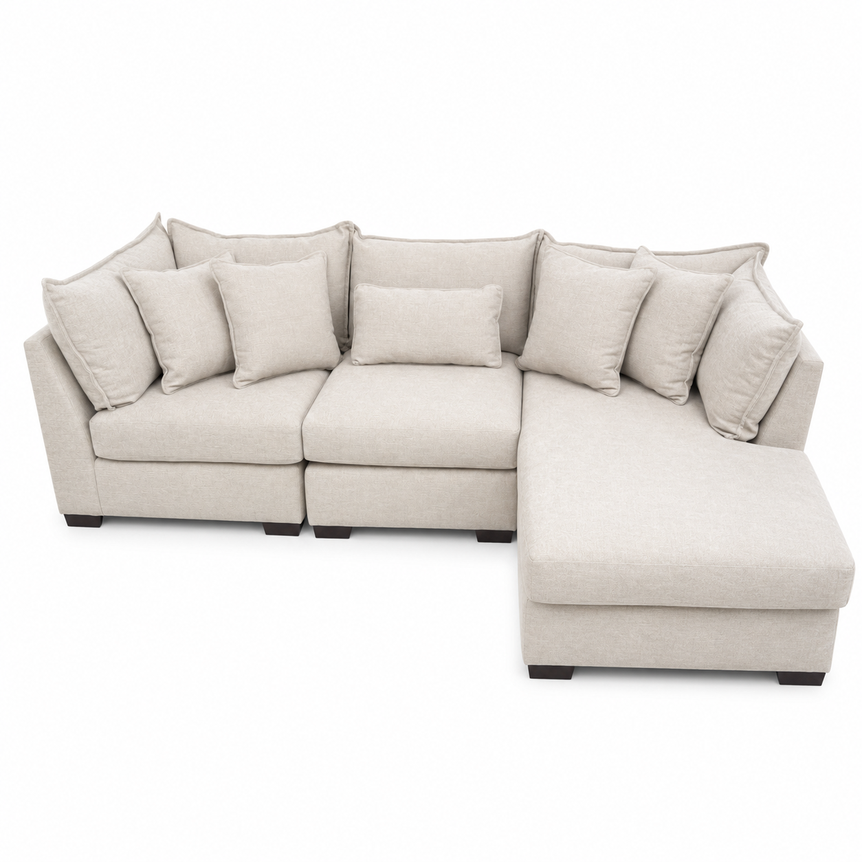 Alina 3 Pc Right Chaise Sectional