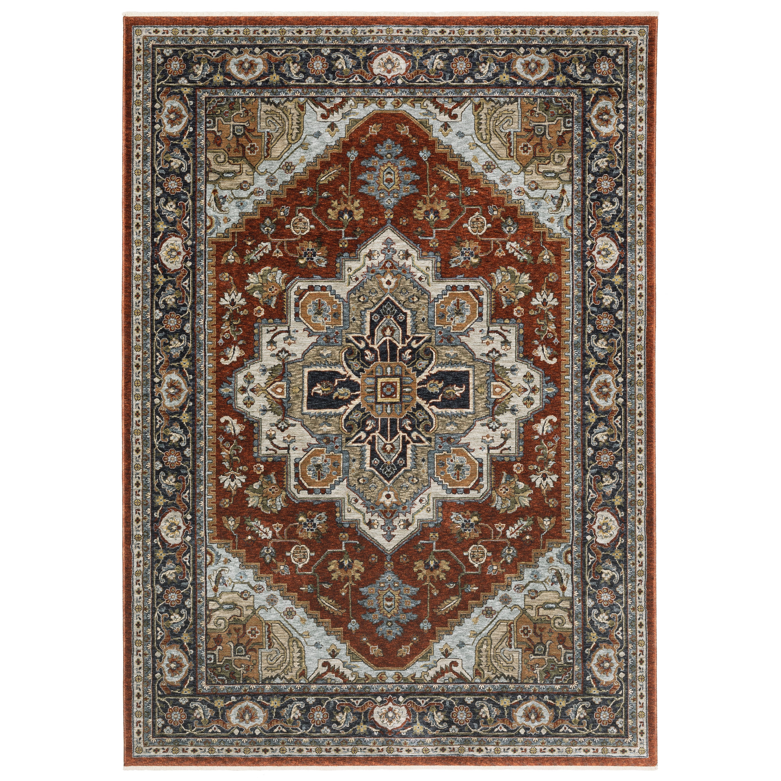 Oriental Weavers Aberdeen 51G Blue/Beige Area Rug