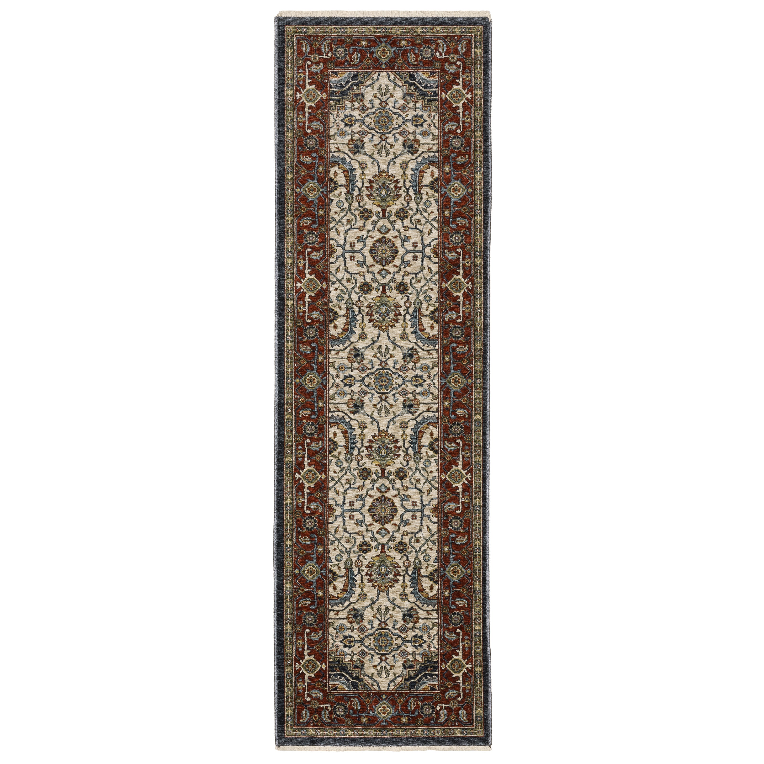 Oriental Weavers Aberdeen 752W Ivory/Red Area Rug