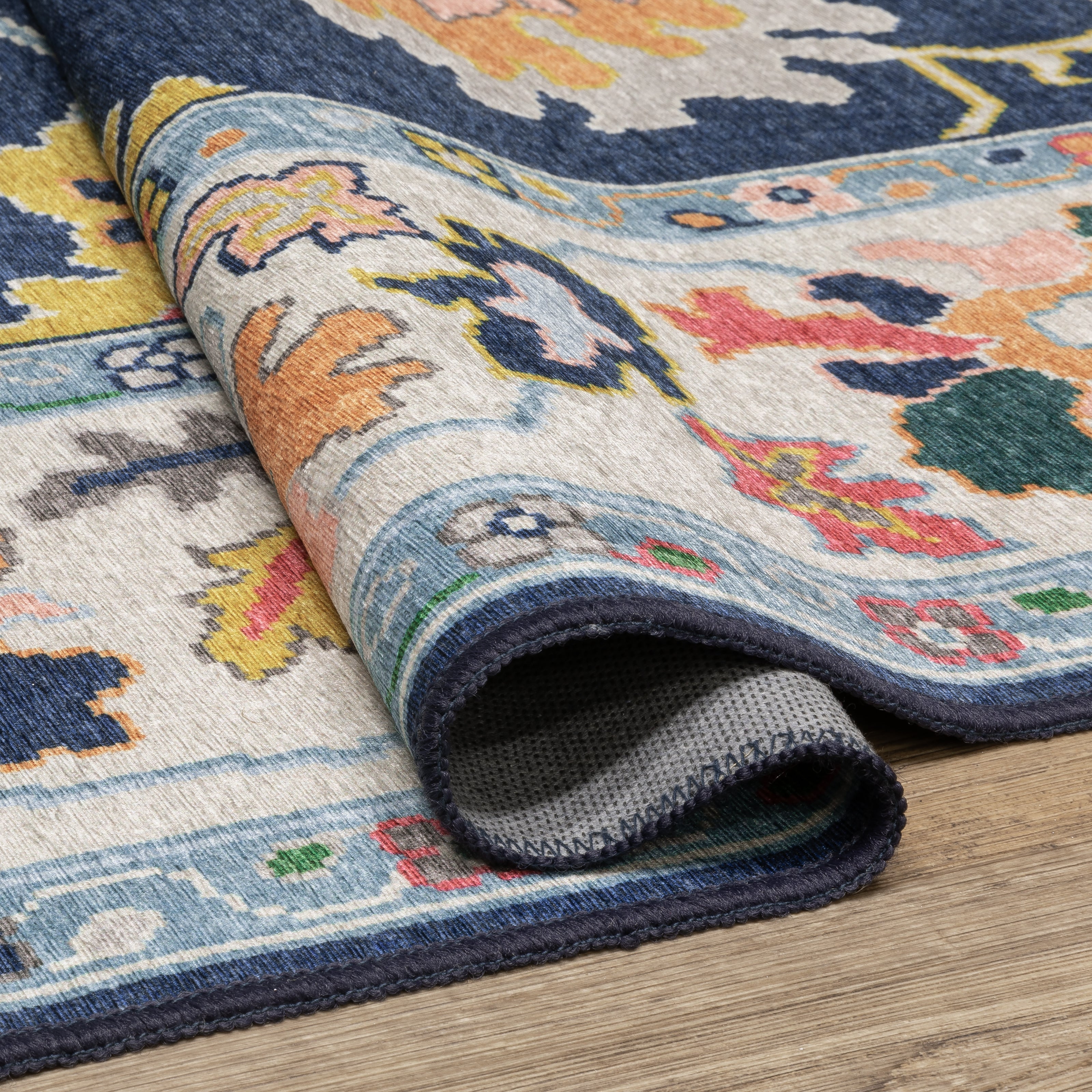 Oriental Weavers Addison ADD03 Blue/Multi Area Rug