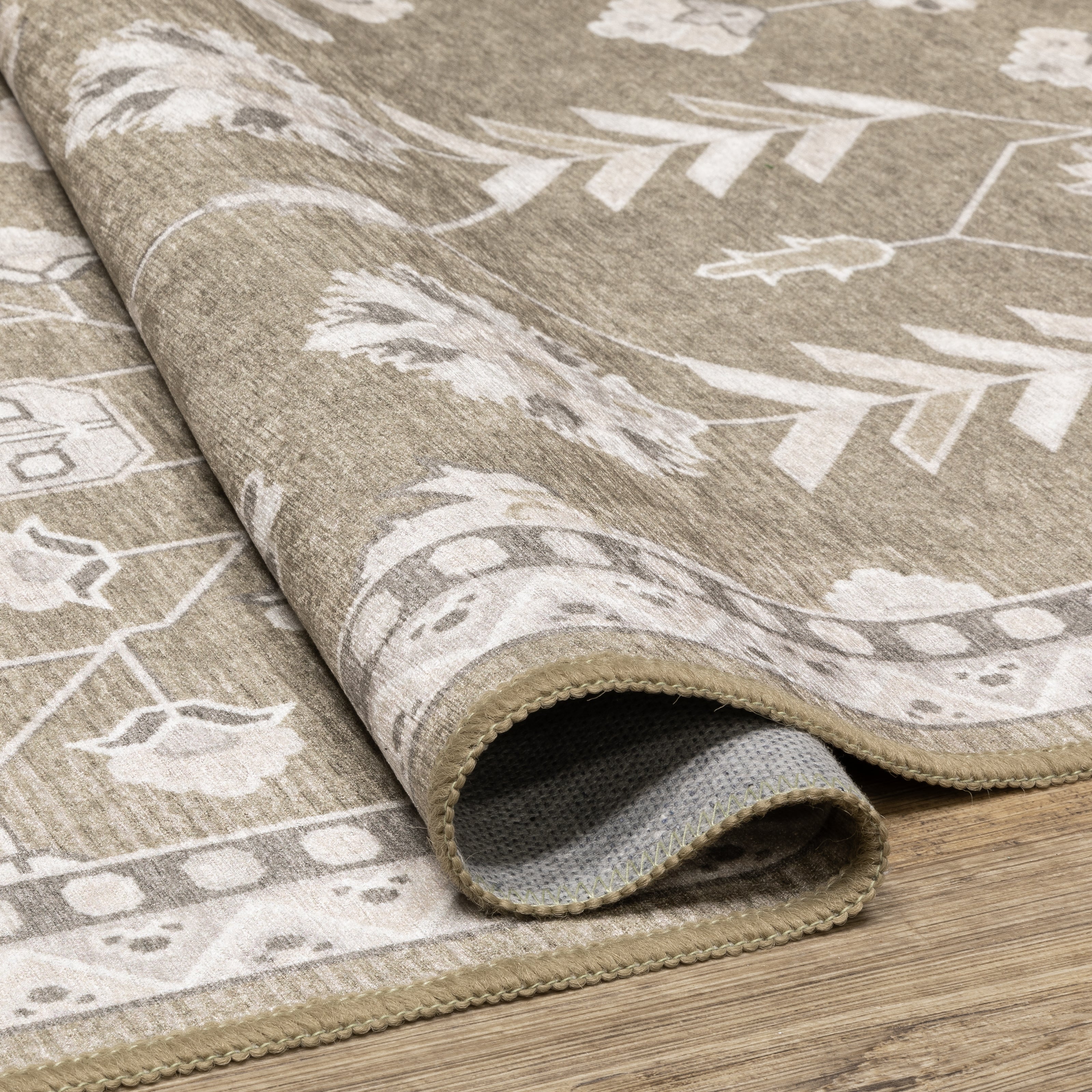 Oriental Weavers Addison ADD07 Brown/Ivory Area Rug