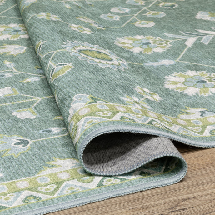 Oriental Weavers Addison ADD08 Teal/Green Area Rug