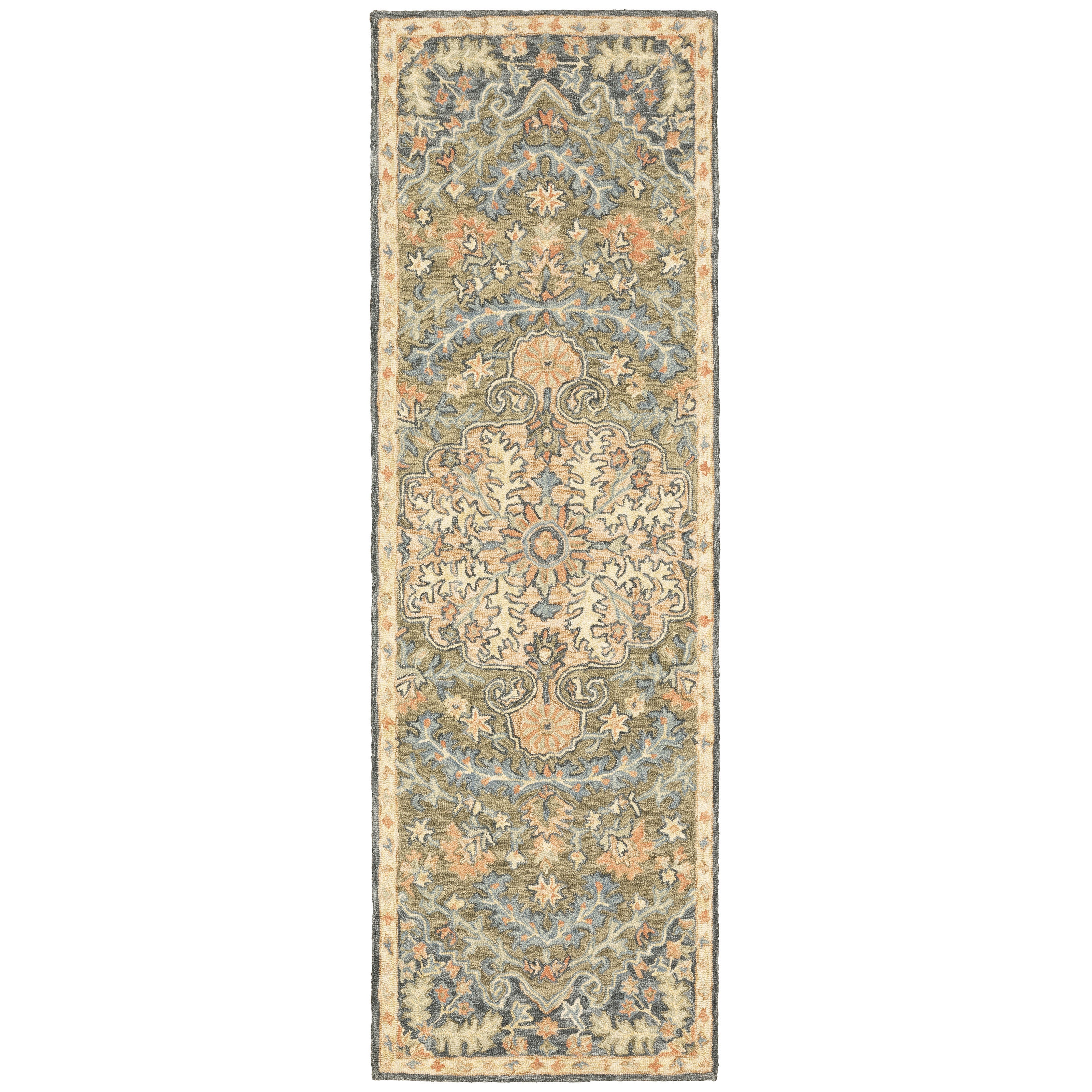 Oriental Weavers Alfresco 28401 Blue/Green Area Rug