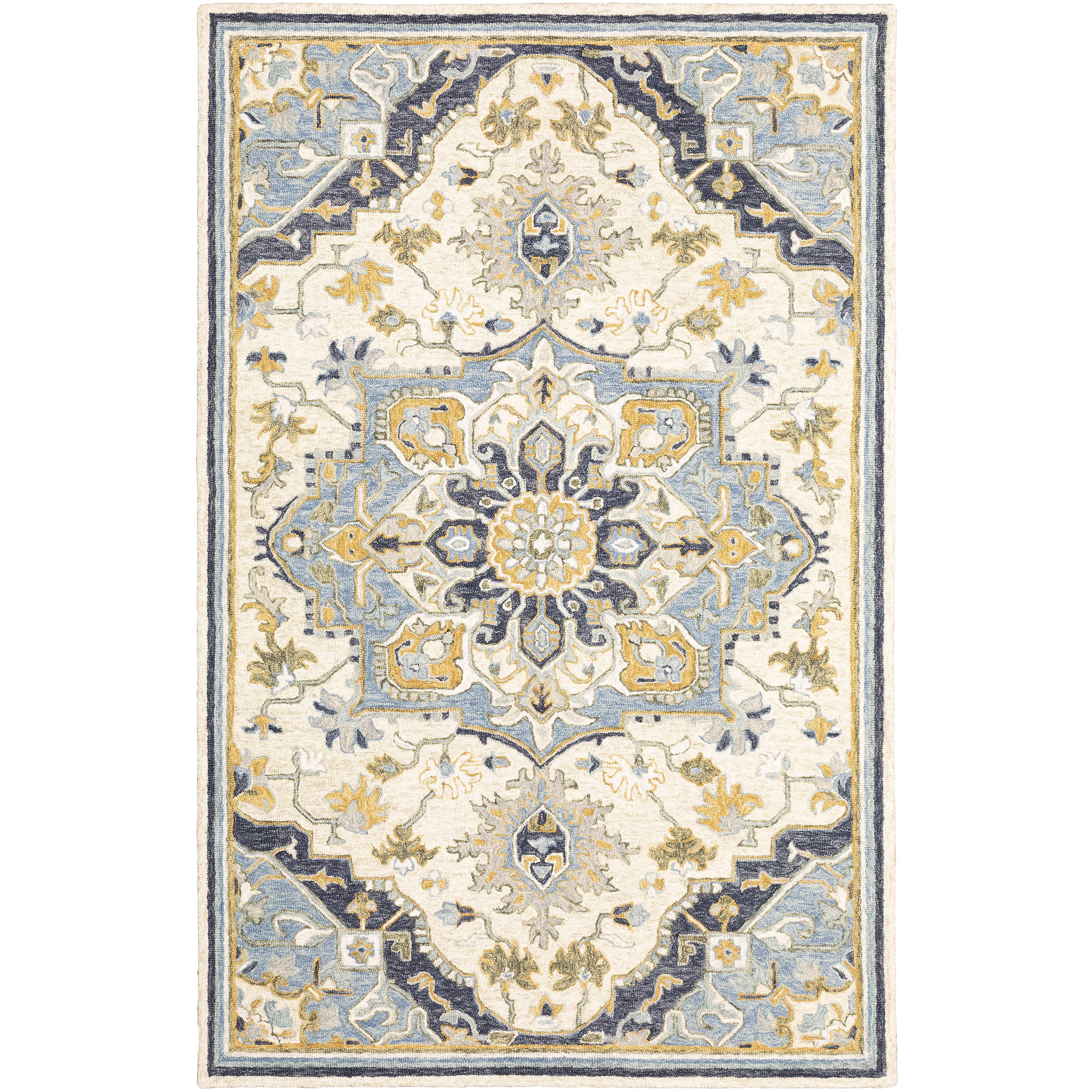 Oriental Weavers Alfresco 28402 Blue/Ivory Area Rug