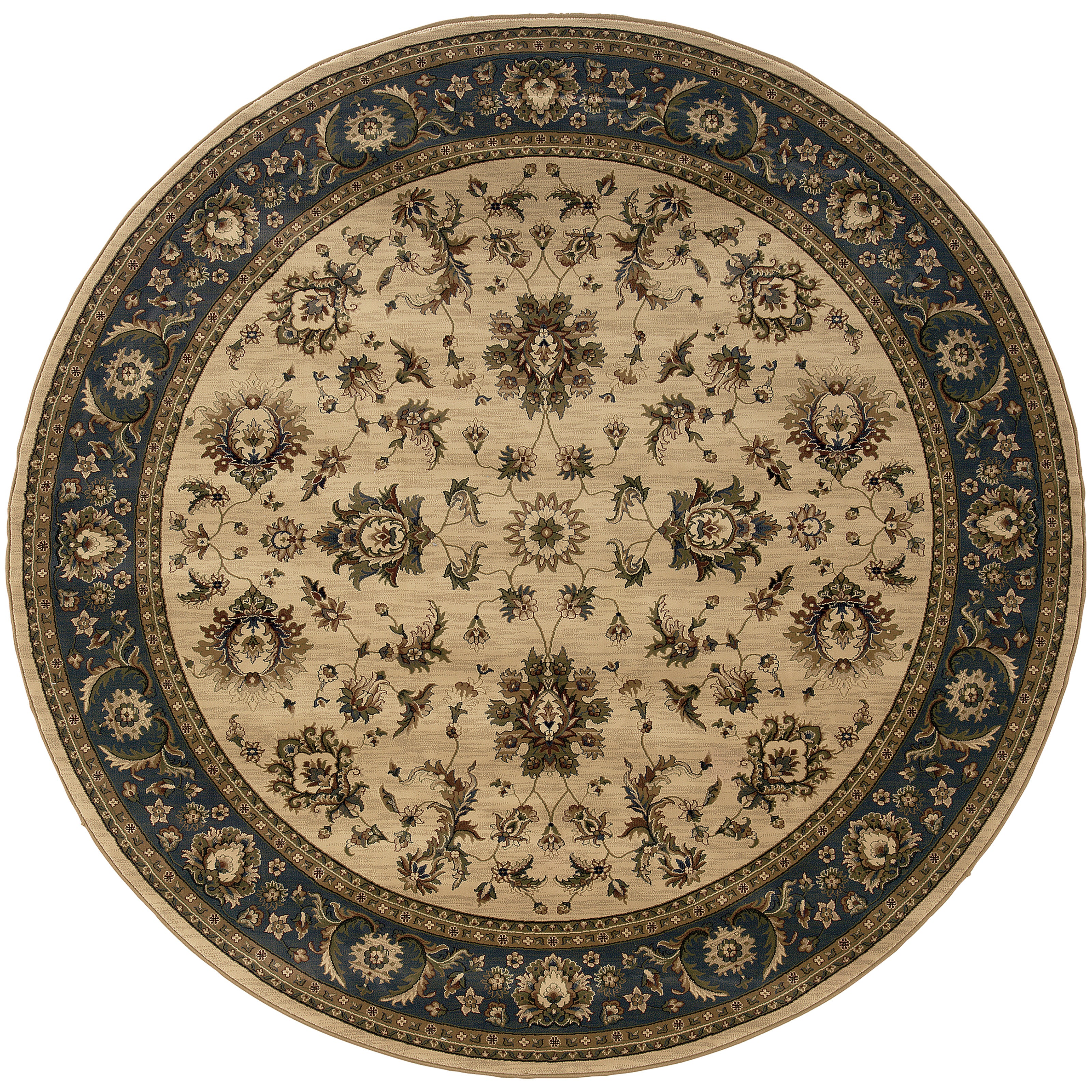 Oriental Weavers Atlas 747B Blue/Green Area Rug