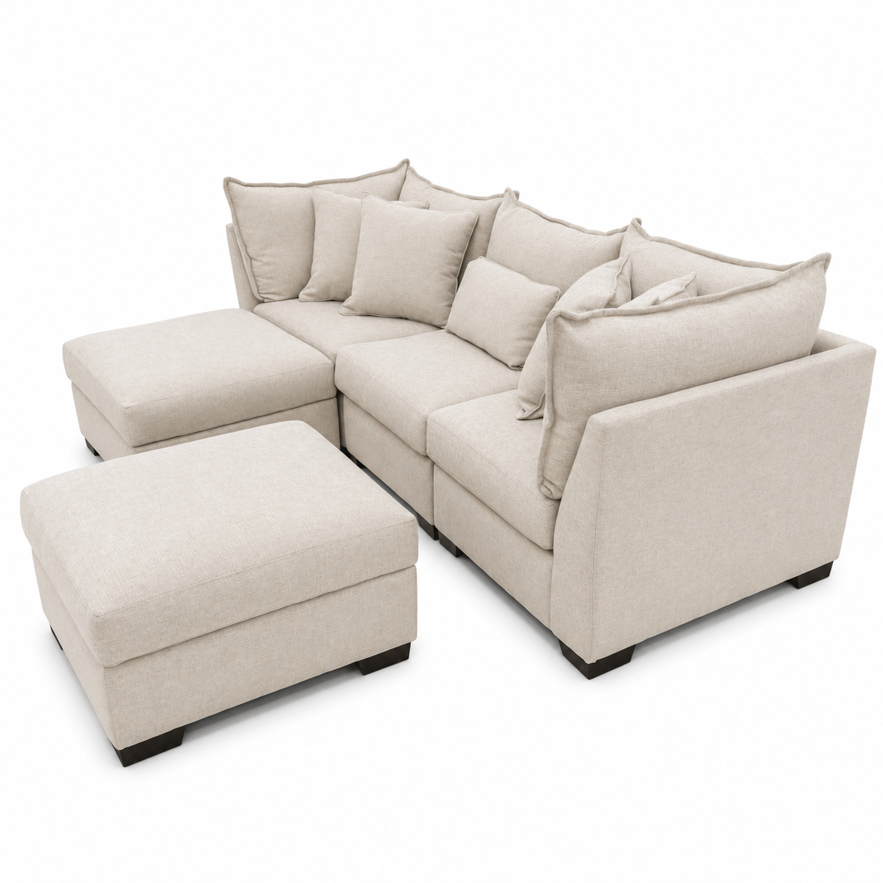 Alina 3 Pc Sofa with Double Storage Chaise