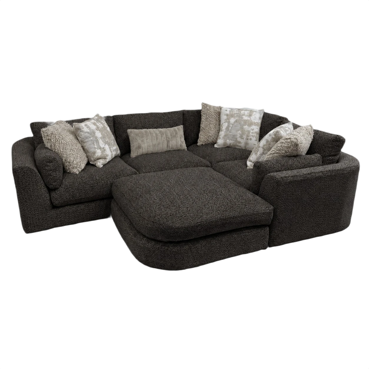 Juniper 4-Piece Sectional with Ottoman