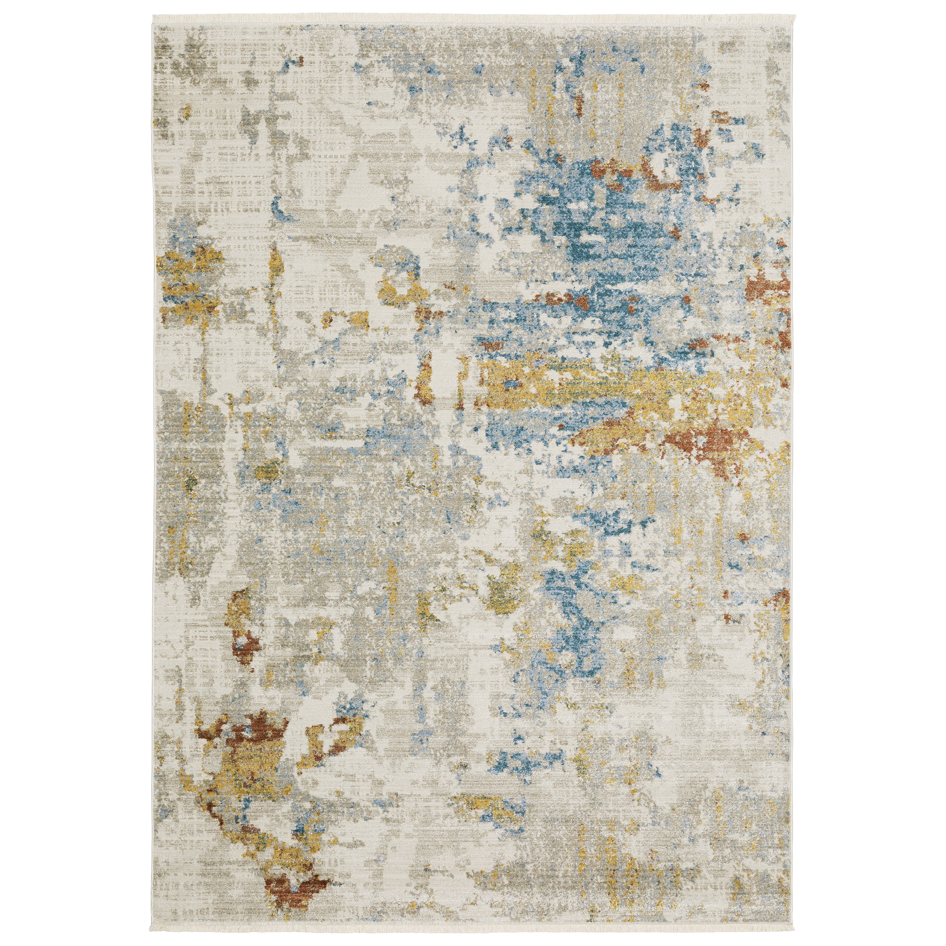 Oriental Weavers Bauer 8120D Beige/Charcoal Area Rug