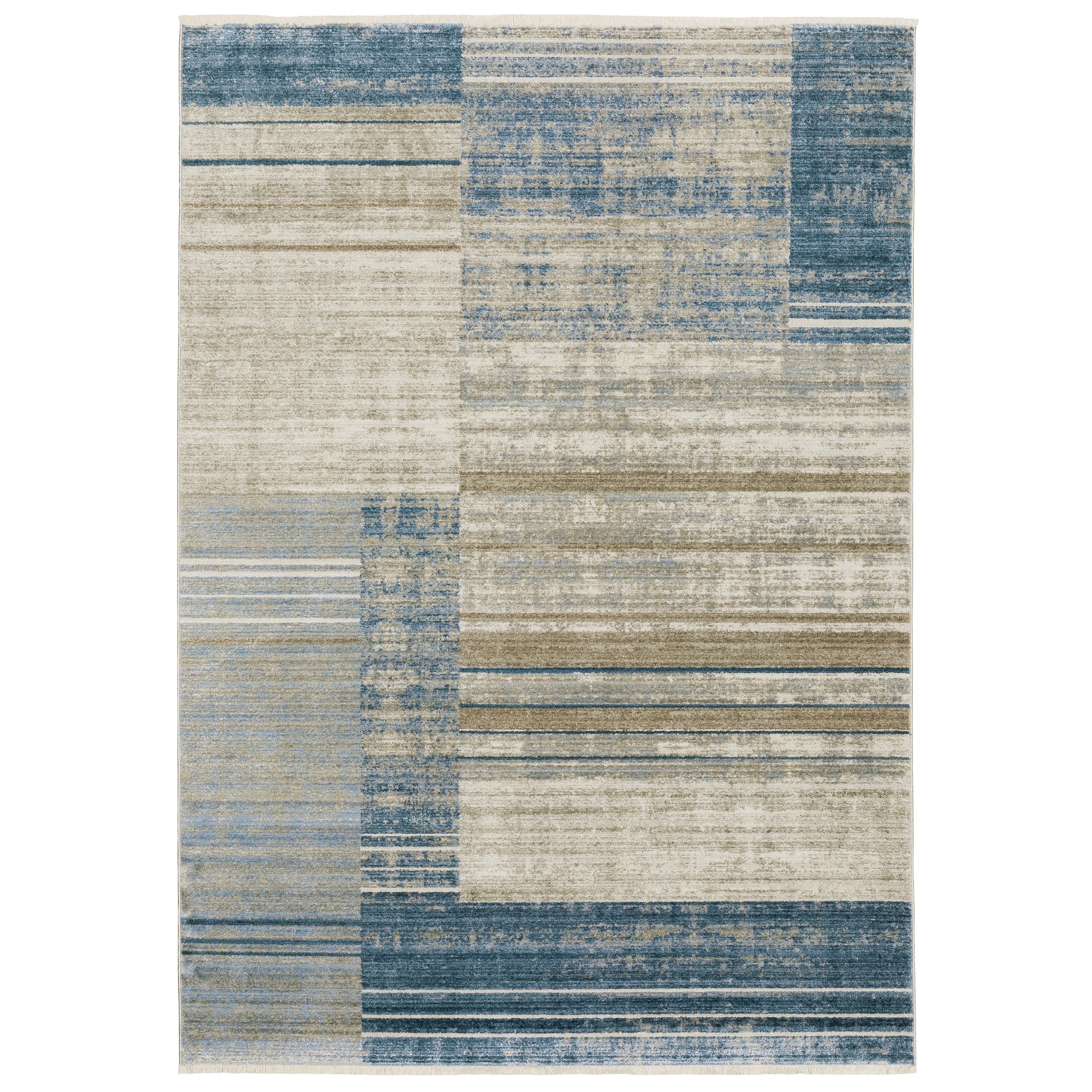 Oriental Weavers Bauer 41L Blue/Beige Area Rug