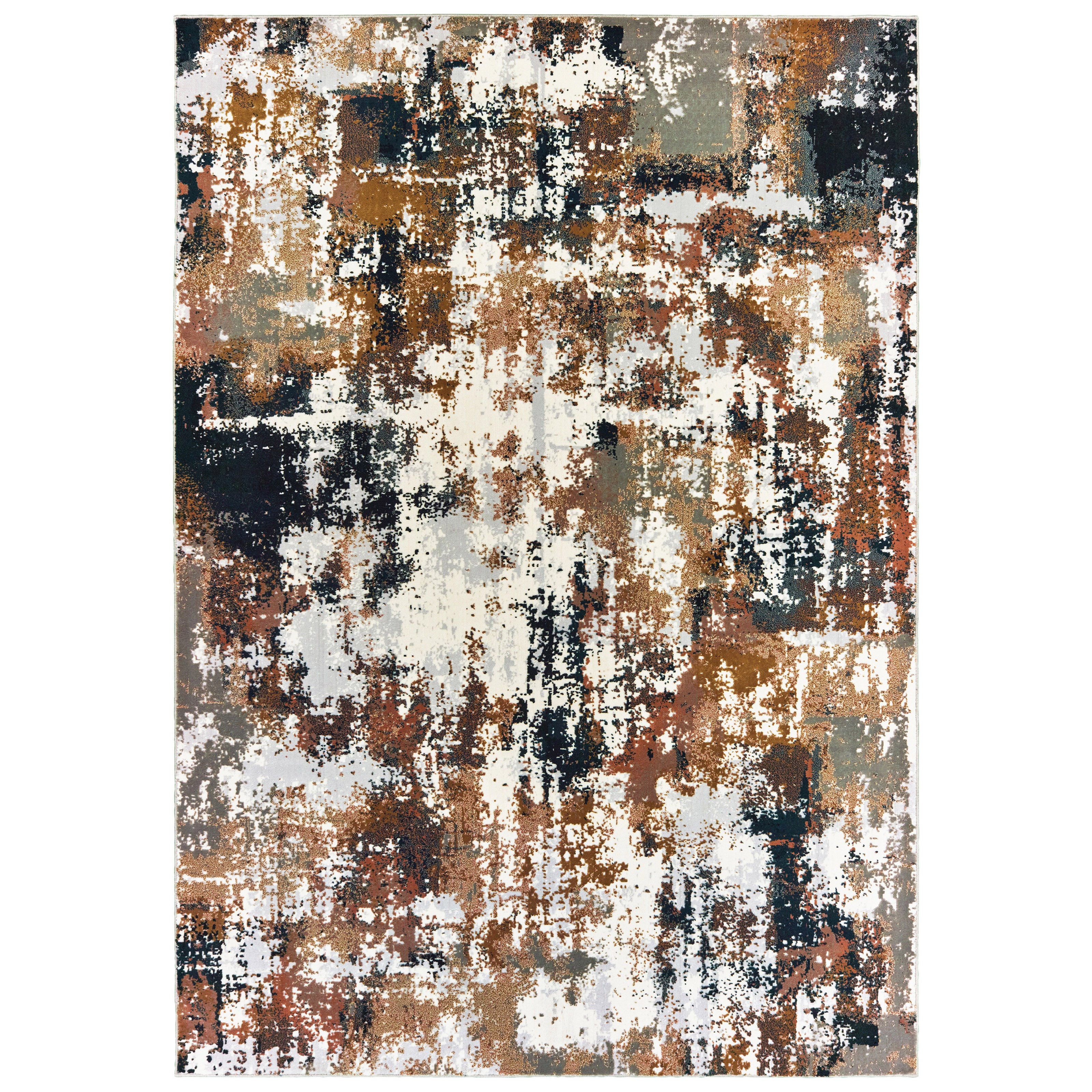 Oriental Weavers Bowen 534L Navy/Gold Area Rug