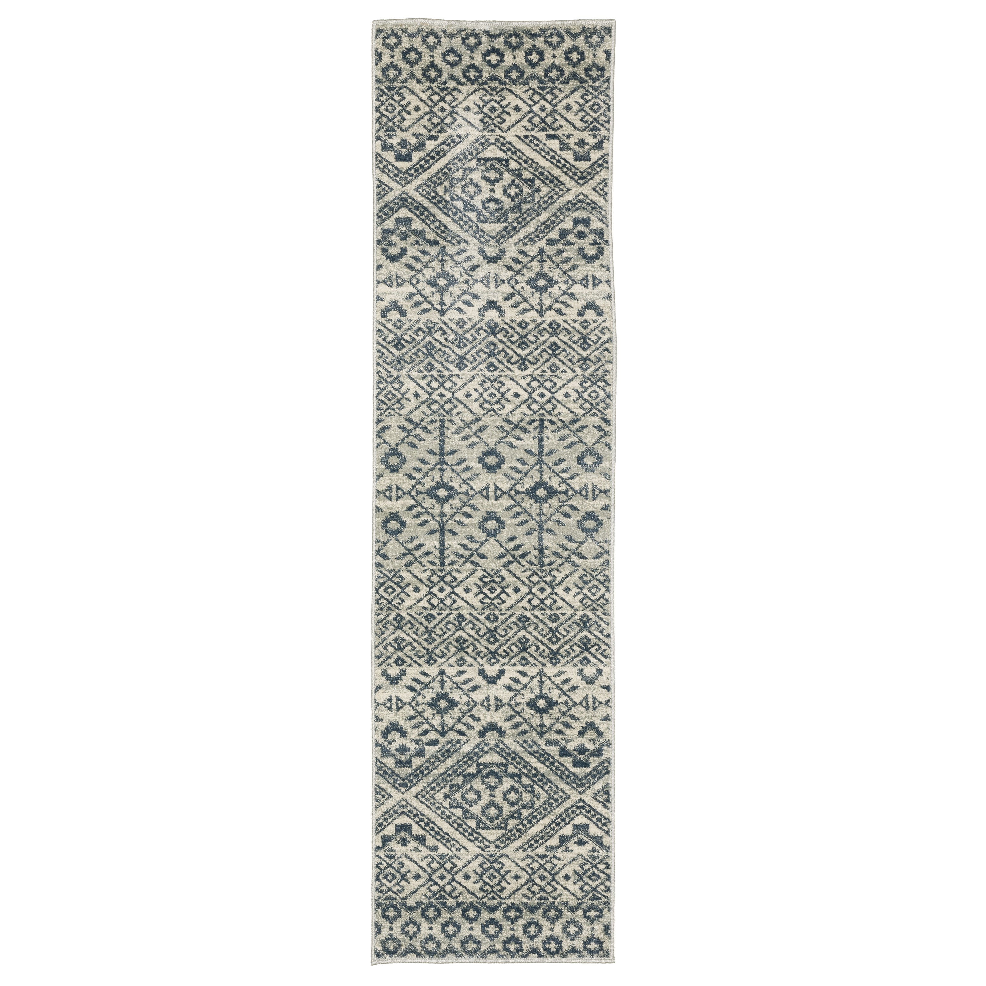 Oriental Weavers Branson BR02A Blue/Beige Area Rug