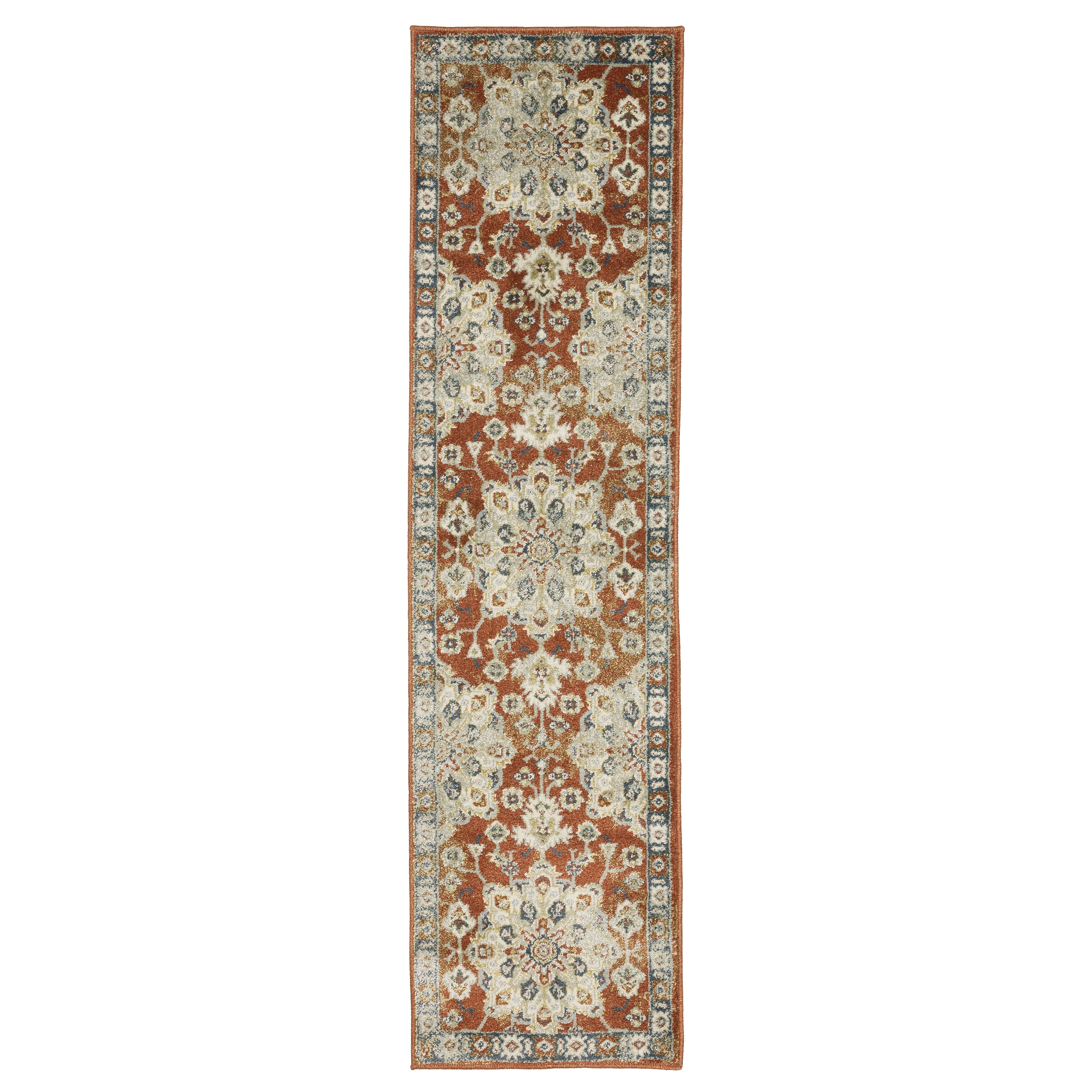 Oriental Weavers Branson BR04A Rust/Beige Area Rug